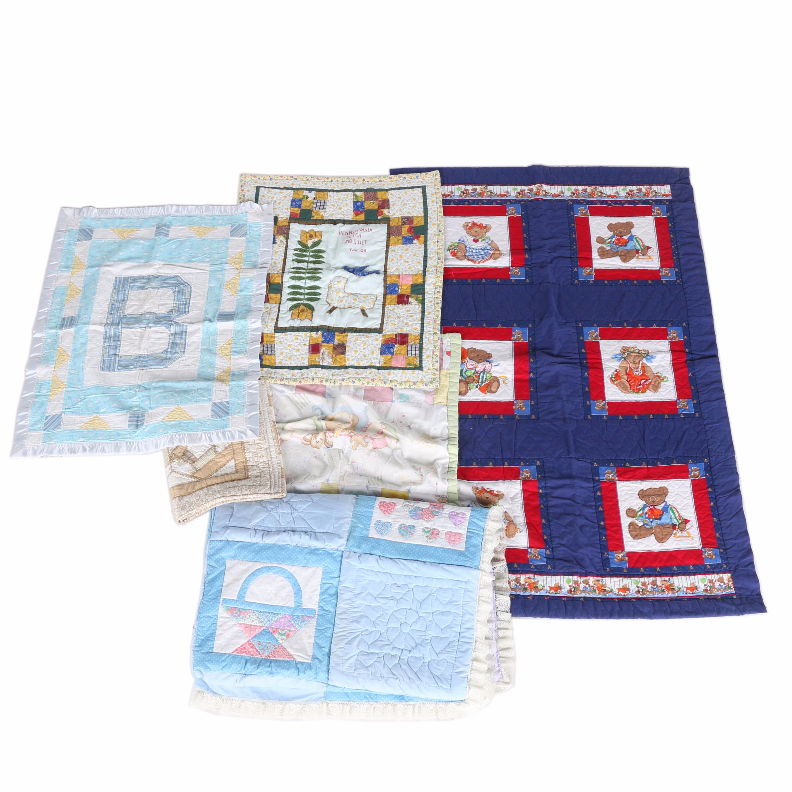 Collection of Baby Blankets and Quilts