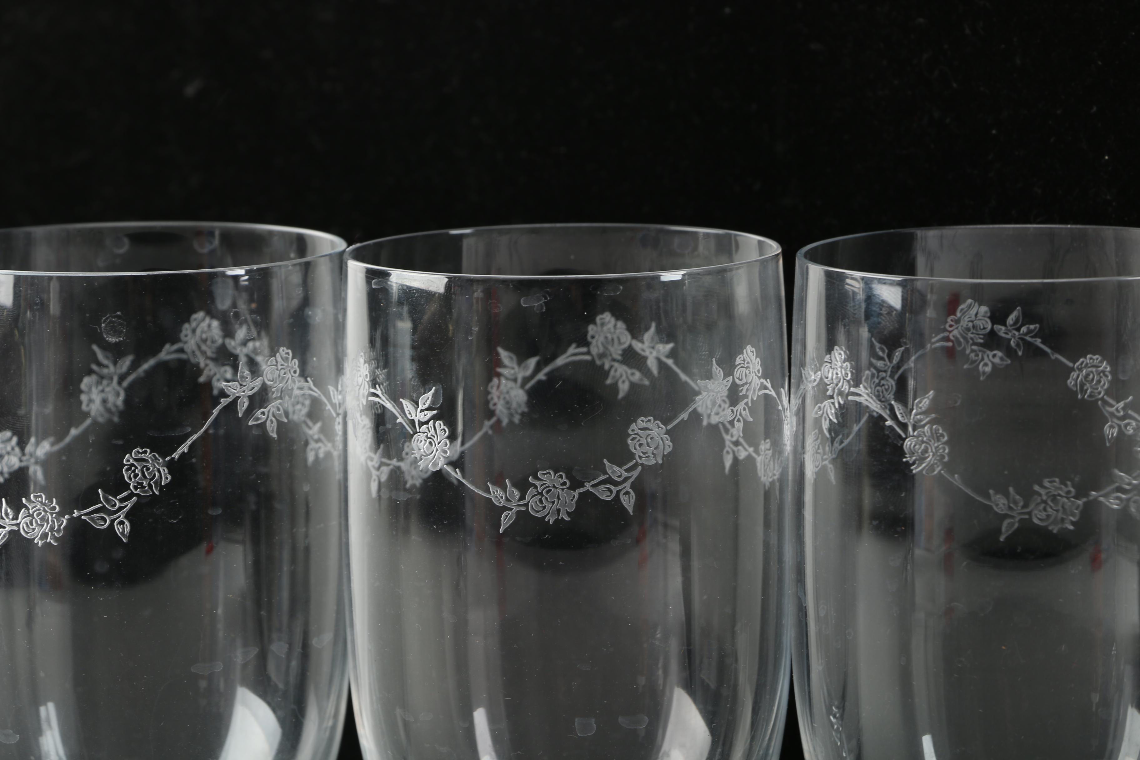 "Rosalie" Glassware by Fostoria