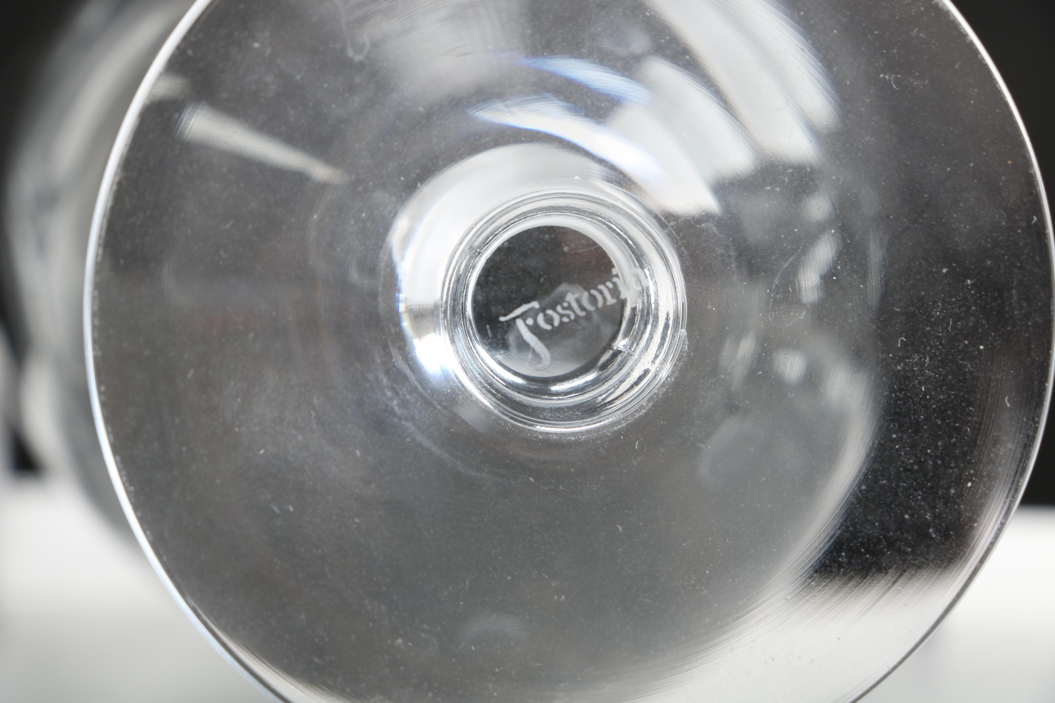 "Rosalie" Glassware by Fostoria