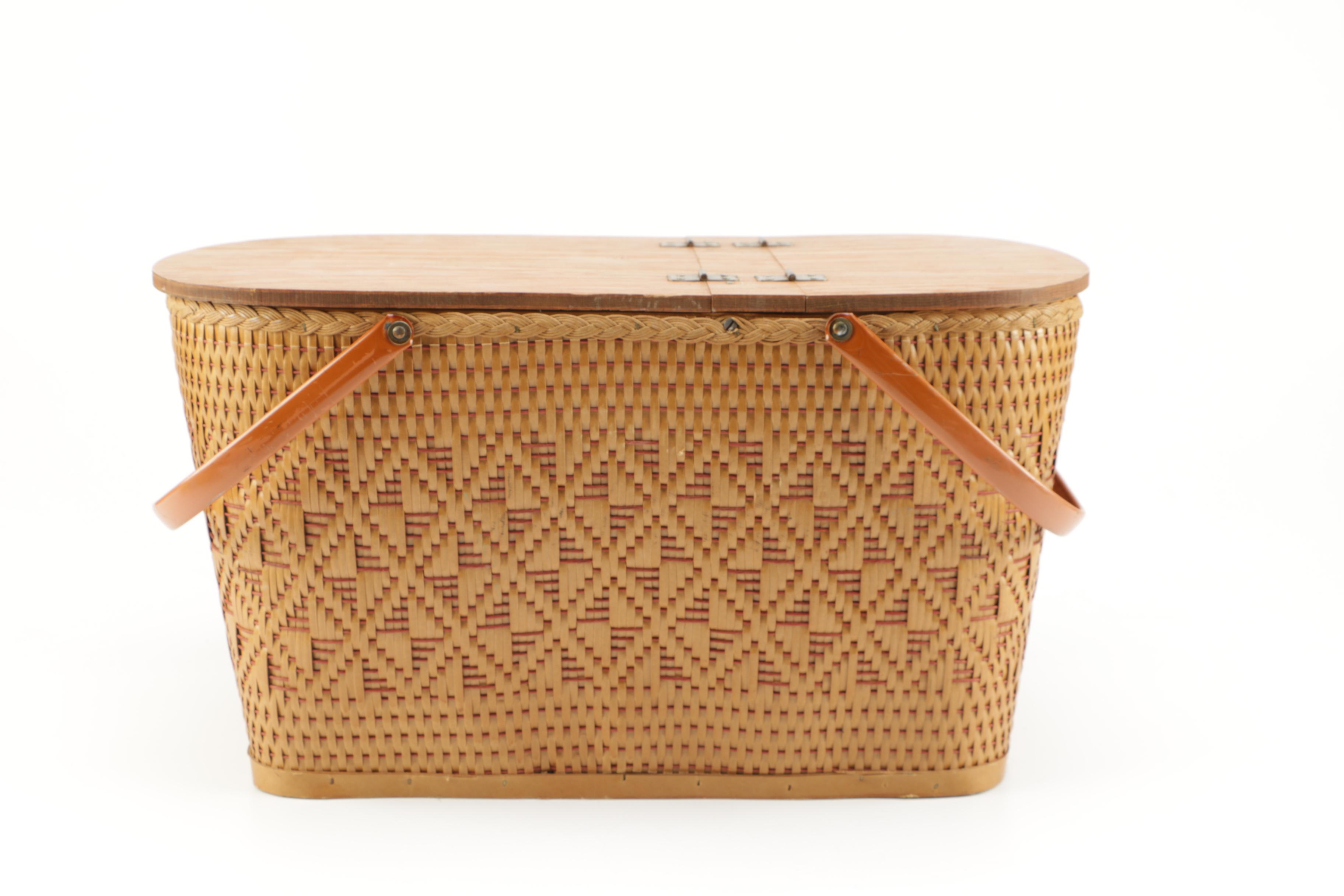 Vintage Redmon Picnic Basket