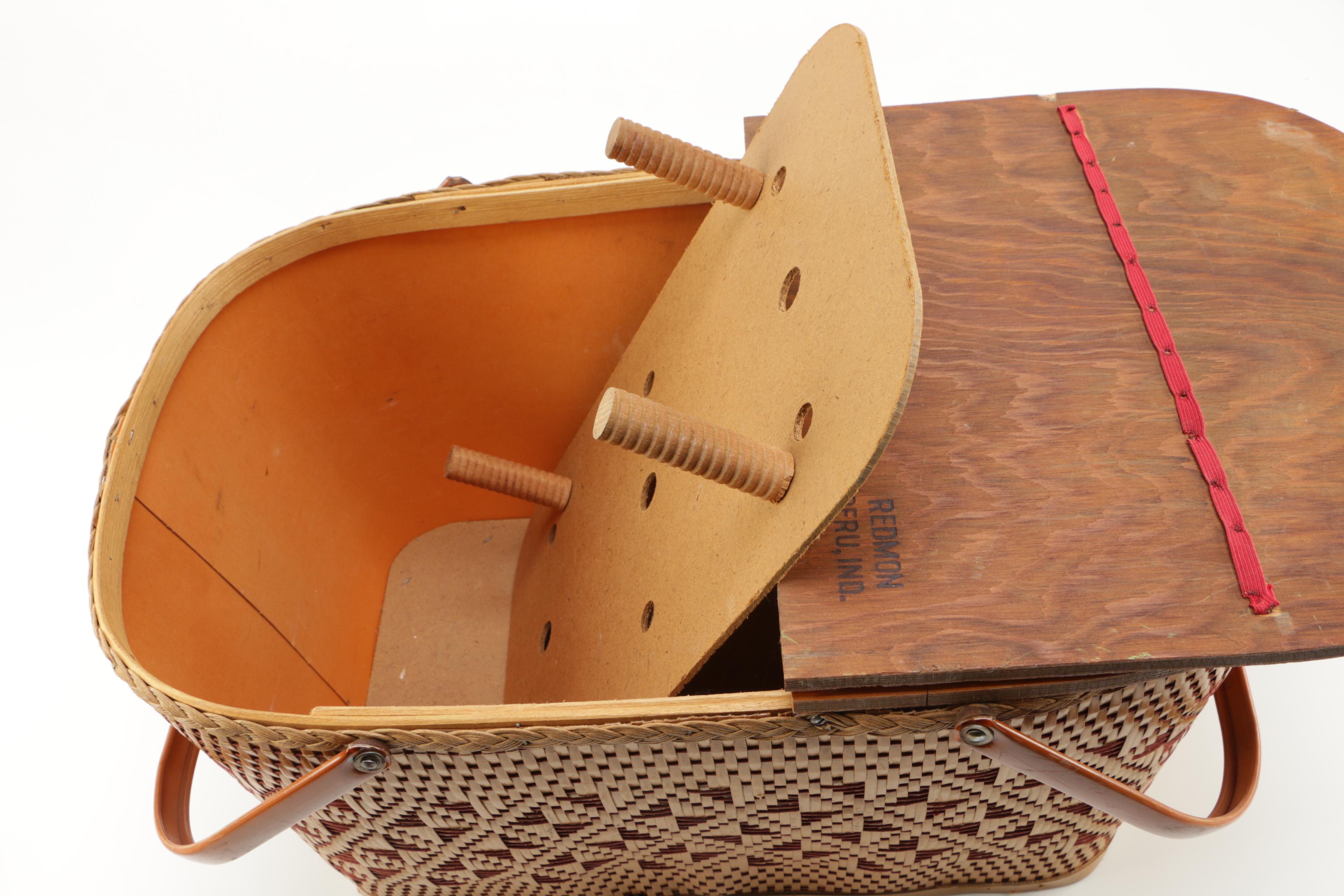 Vintage Redmon Picnic Basket