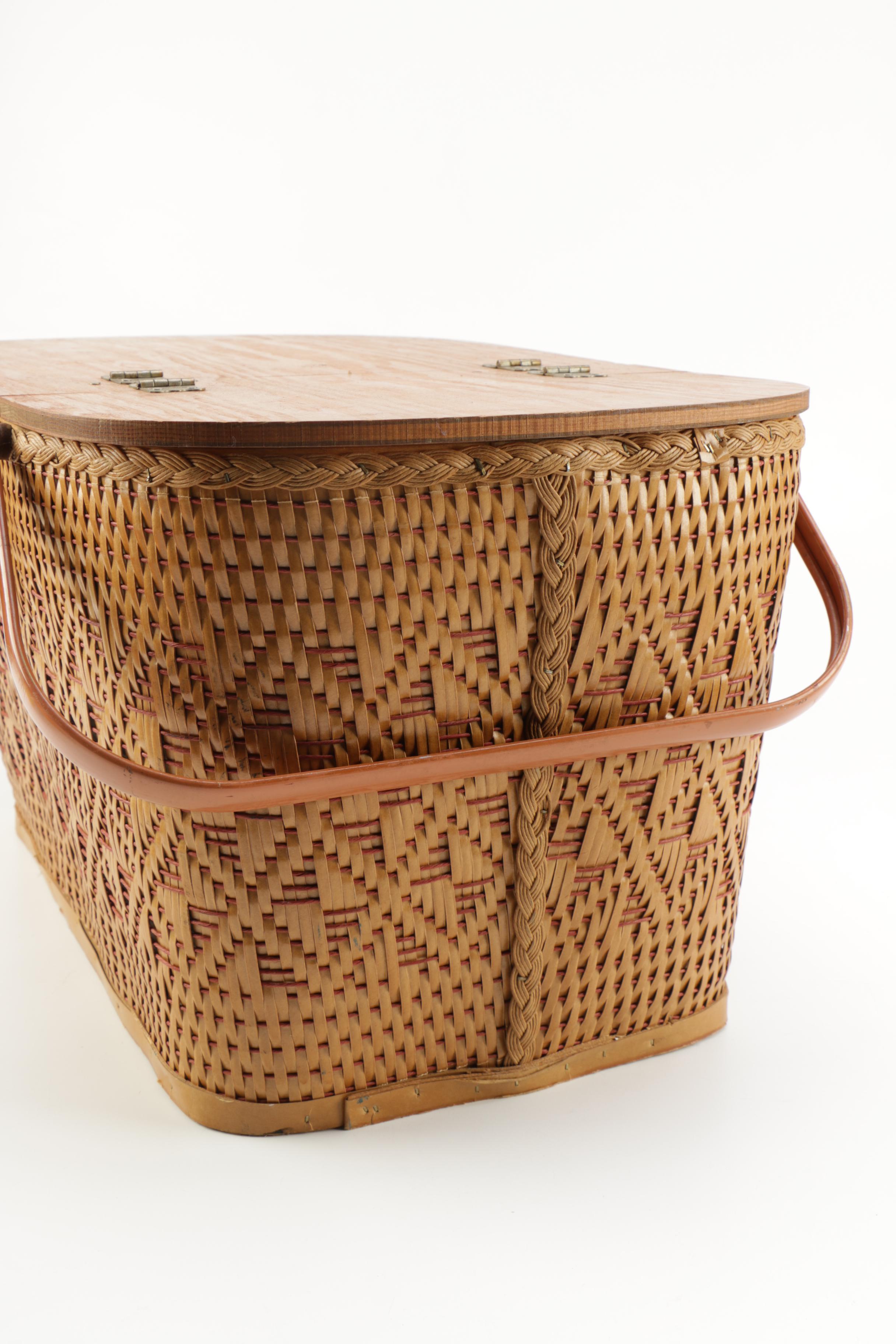Vintage Redmon Picnic Basket