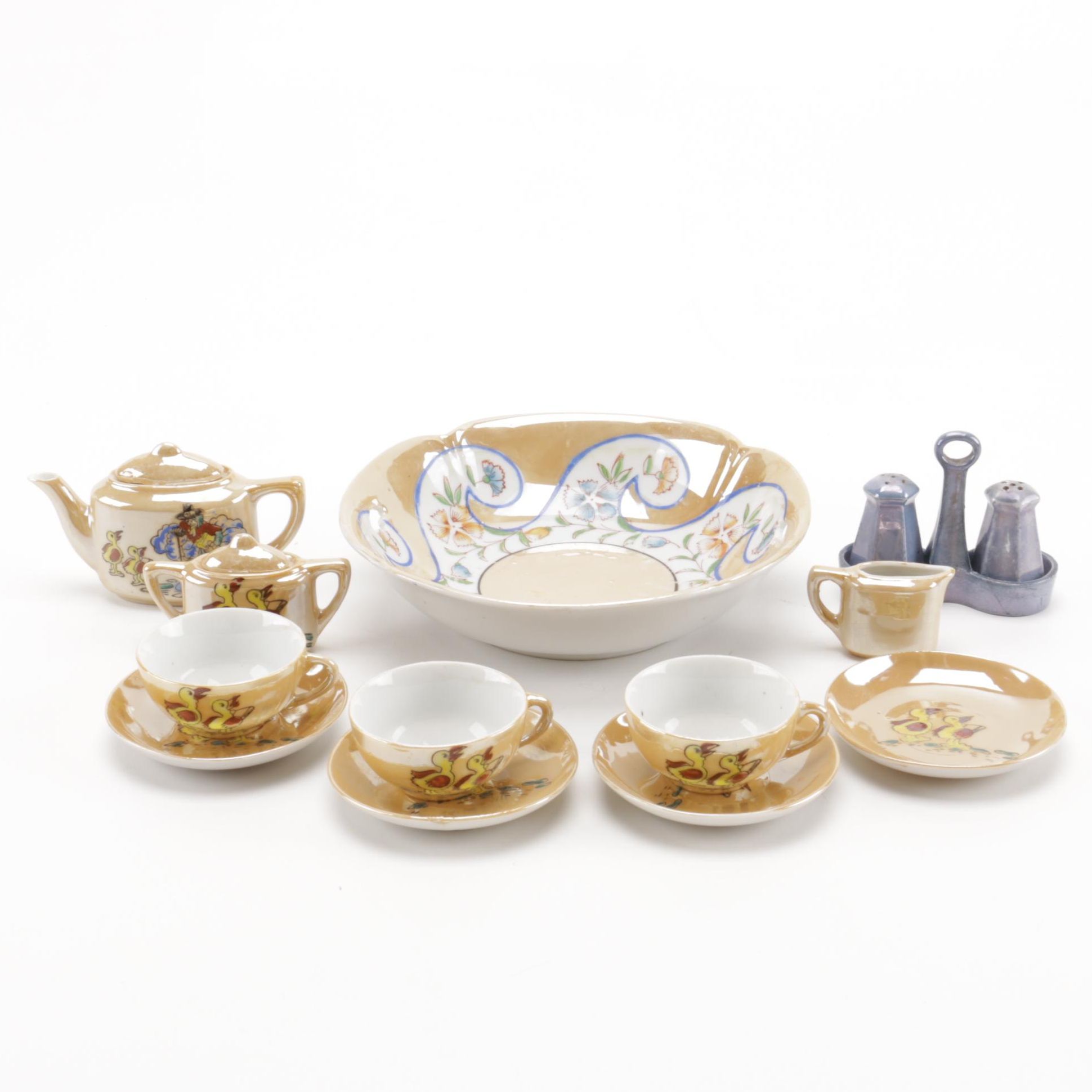 Hand Painted Japanese Porcelain Set