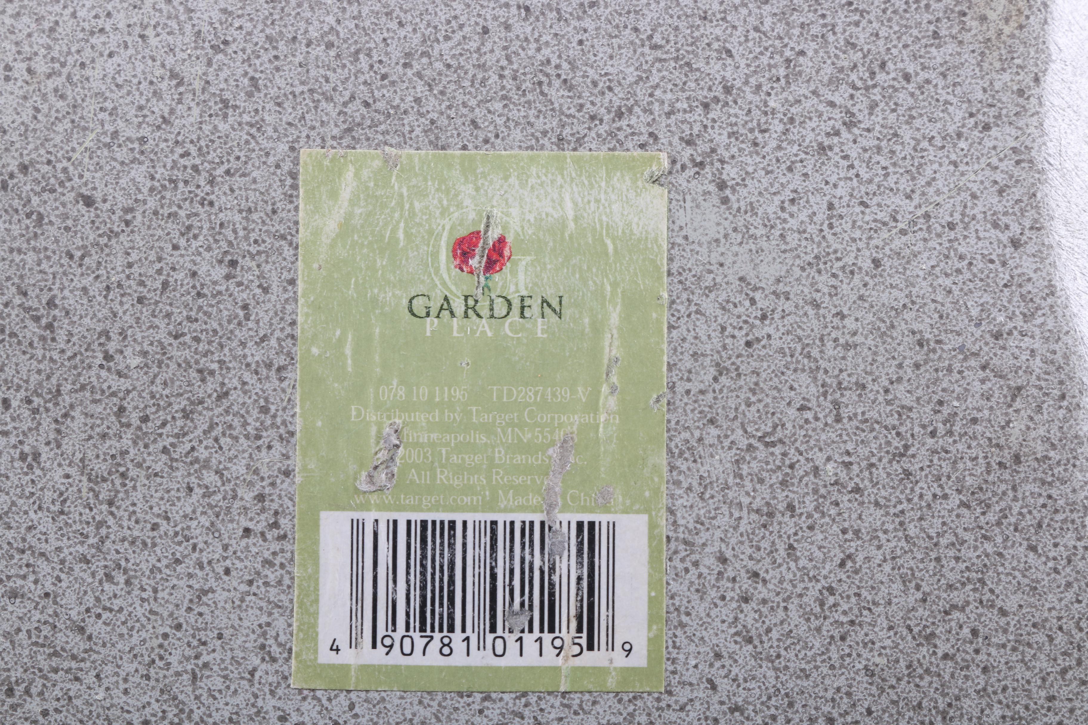 Cat Figure With Nesting Baskets and Decorative Plaques