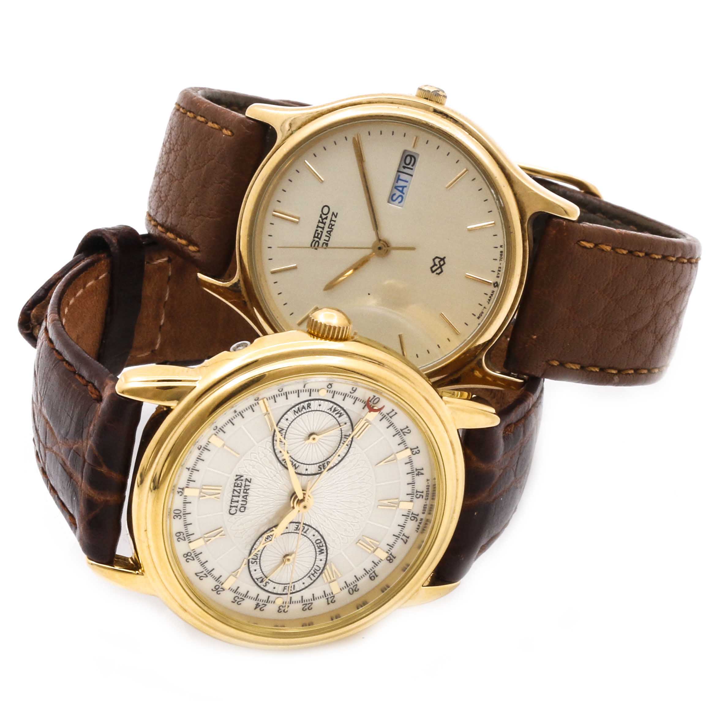 Pairing of Seiko and Citizen Quartz Watches