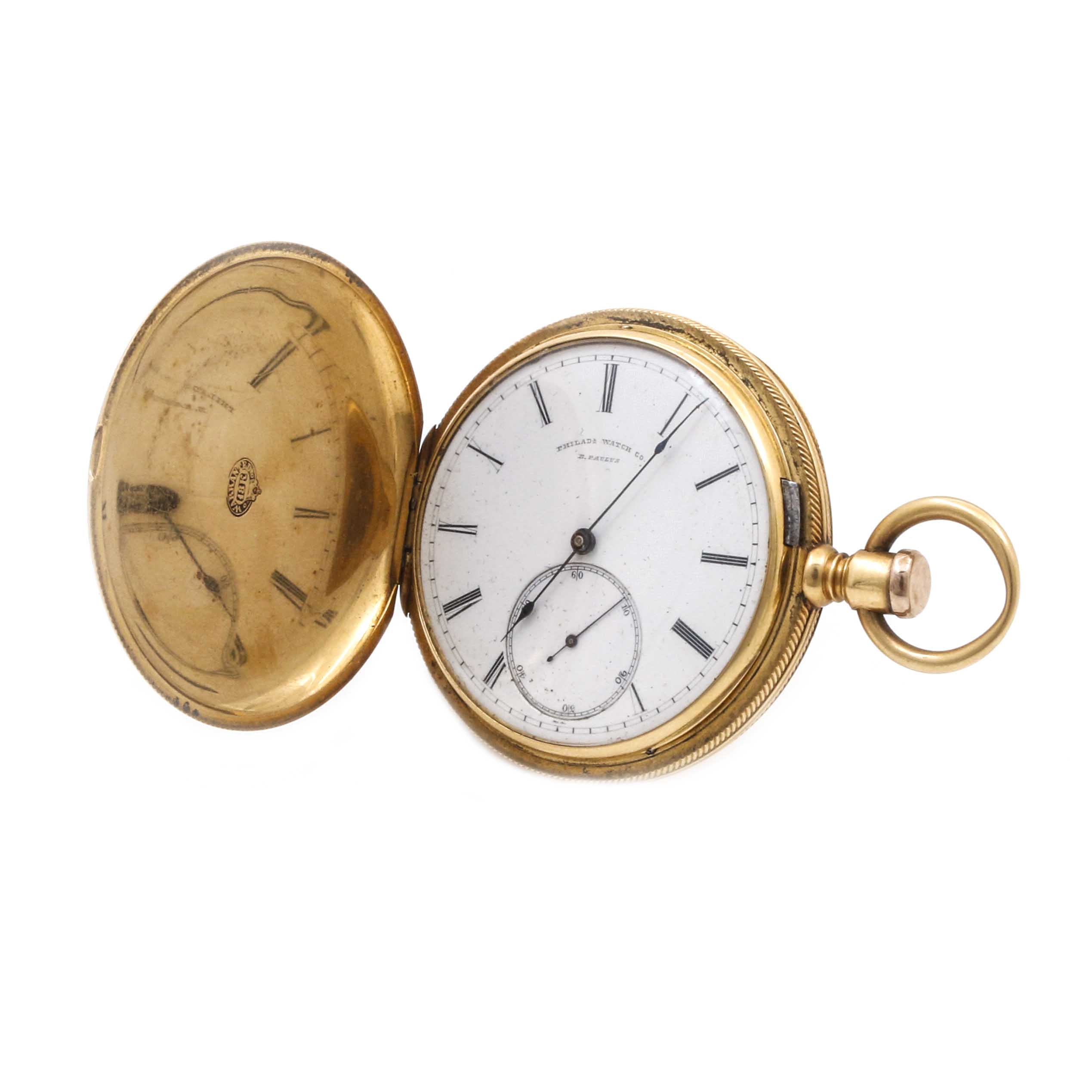 Antique 18K Yellow Gold Philadelphia Watch Co. Pocket Watch