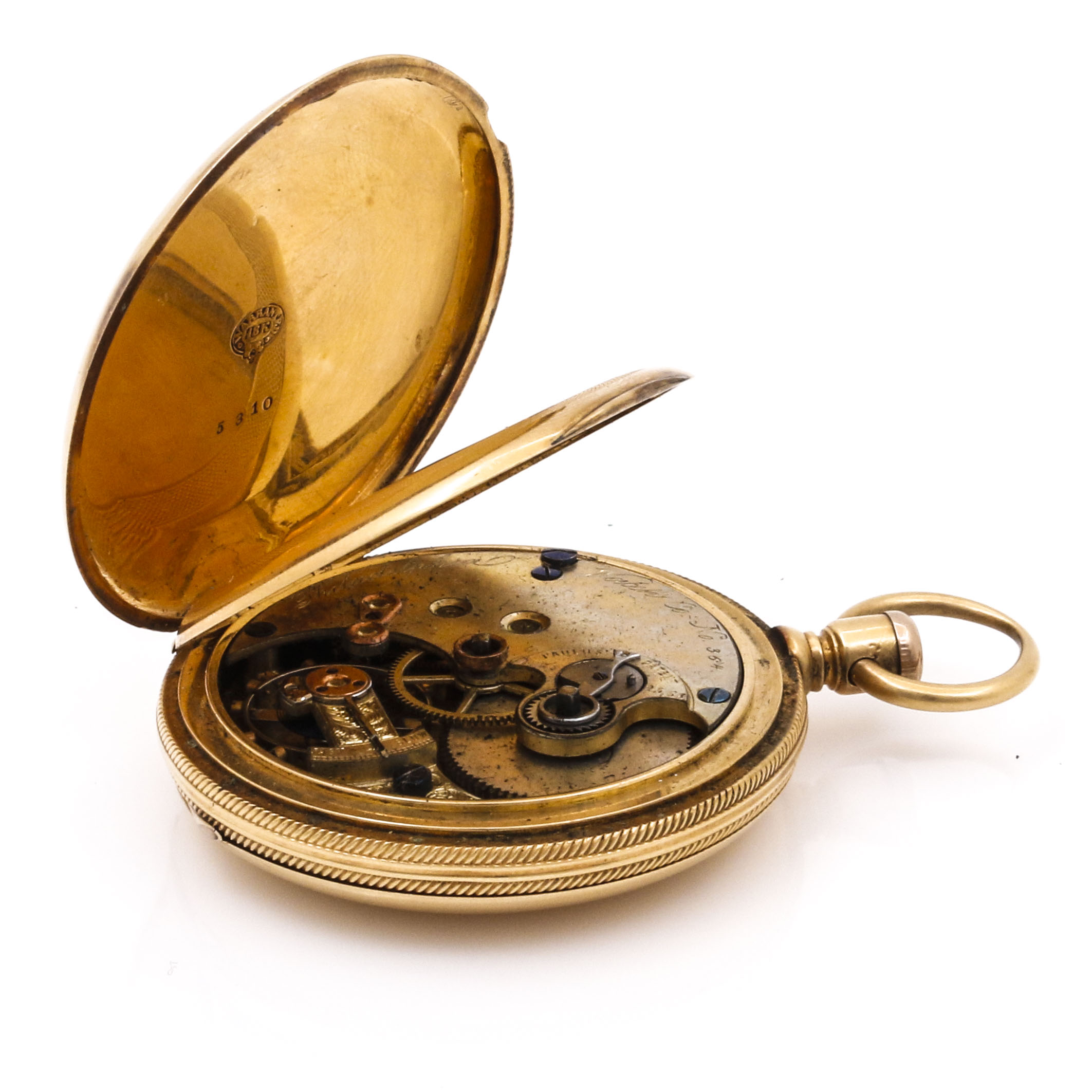 Antique 18K Yellow Gold Philadelphia Watch Co. Pocket Watch