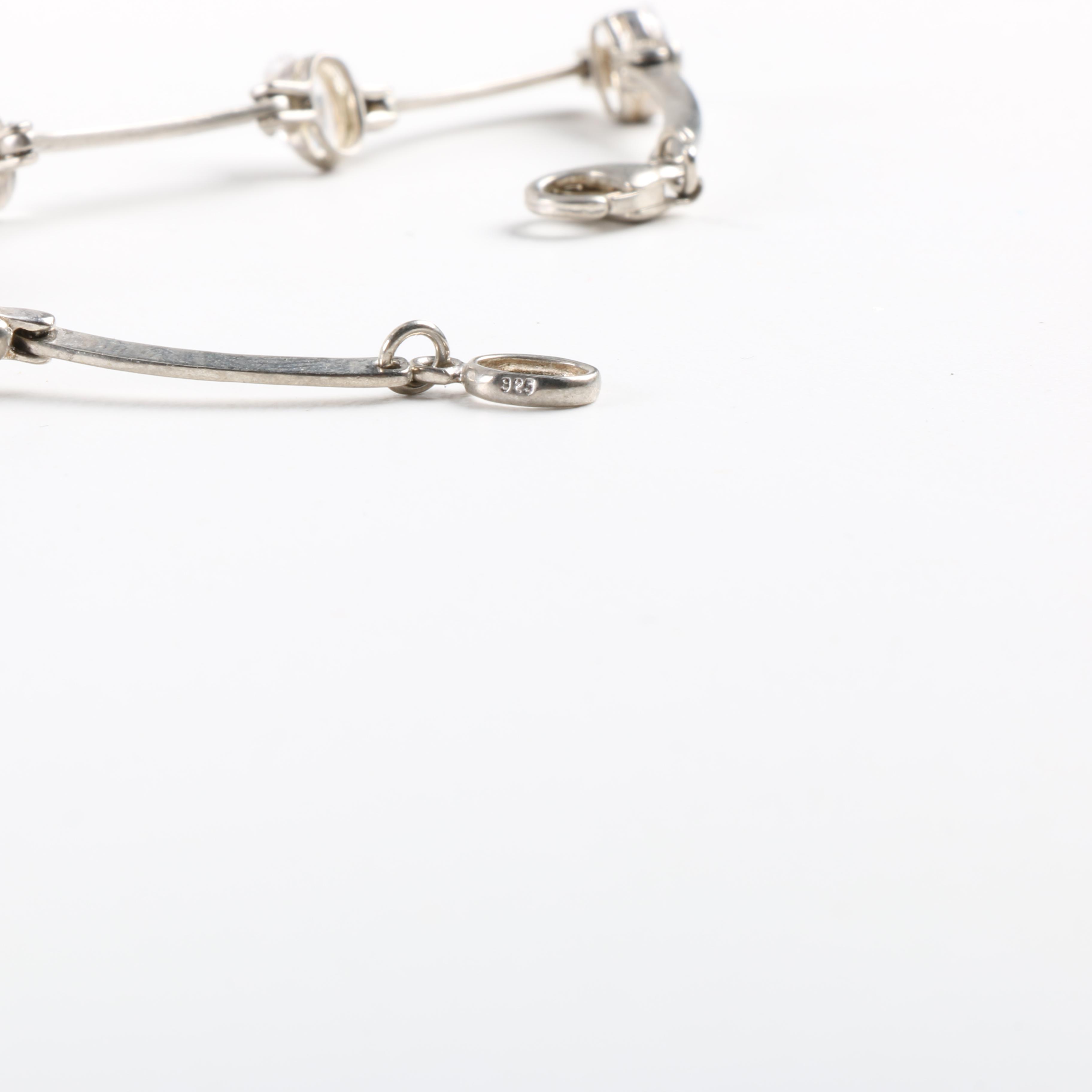 Sterling Silver Jewelry Featuring Agate and Onyx