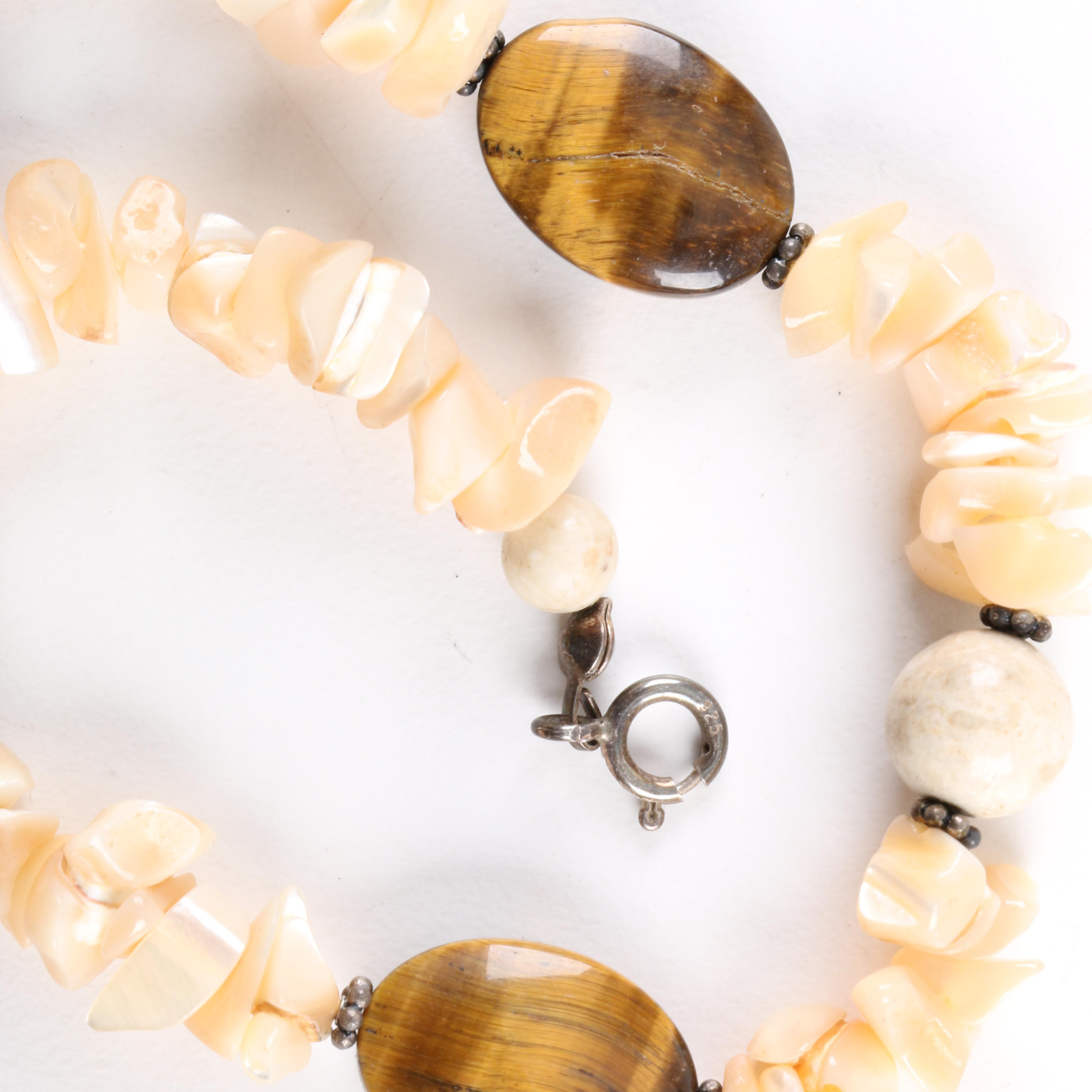 Sterling Silver Jewelry Featuring Agate and Onyx