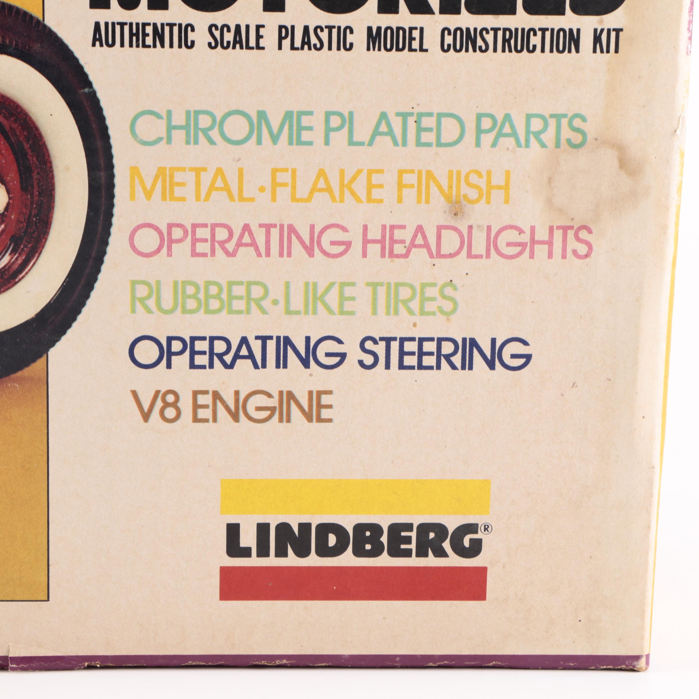 Lindberg Big Red Rod Motorized Model Car