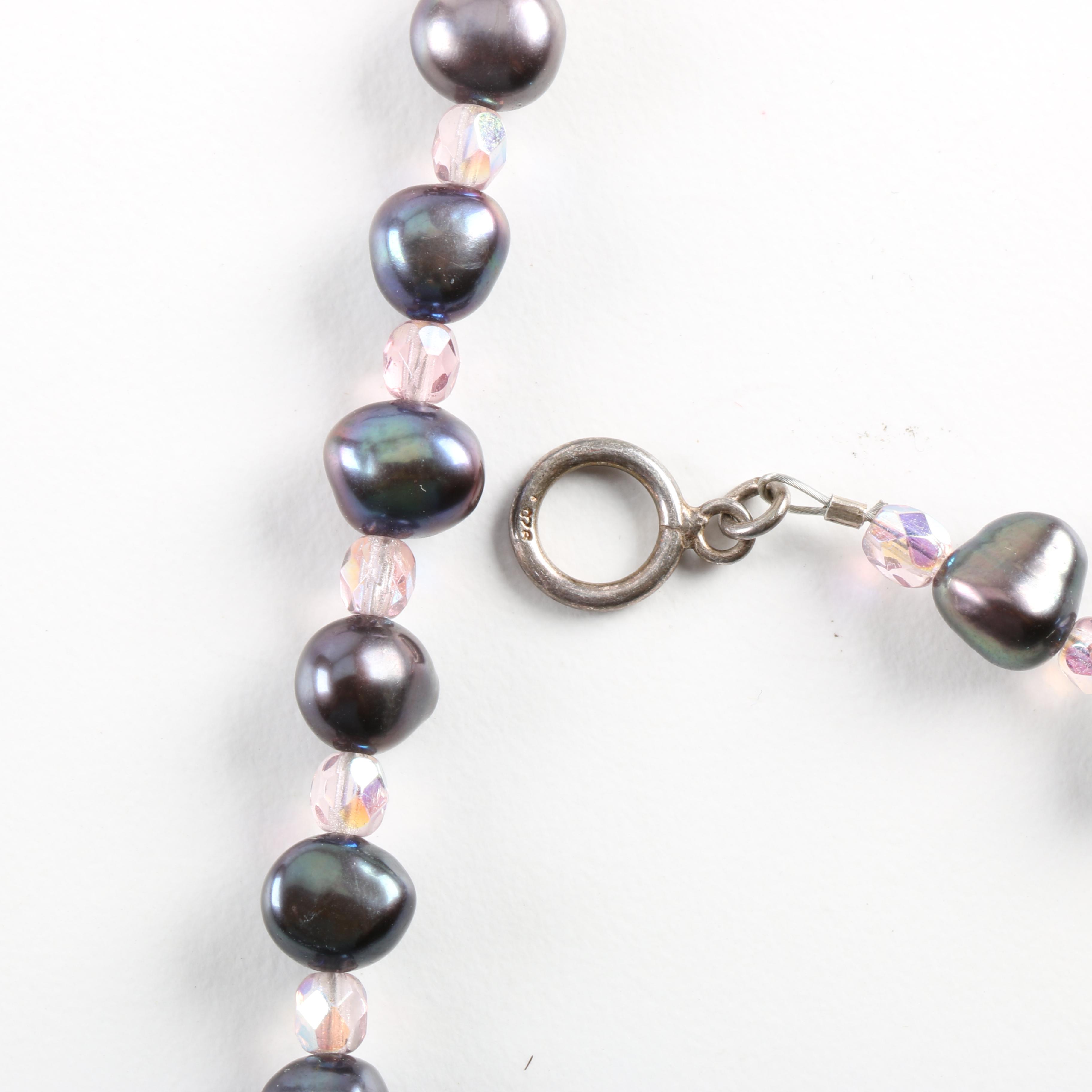 Sterling Silver Jewelry Featuring Agate and Onyx