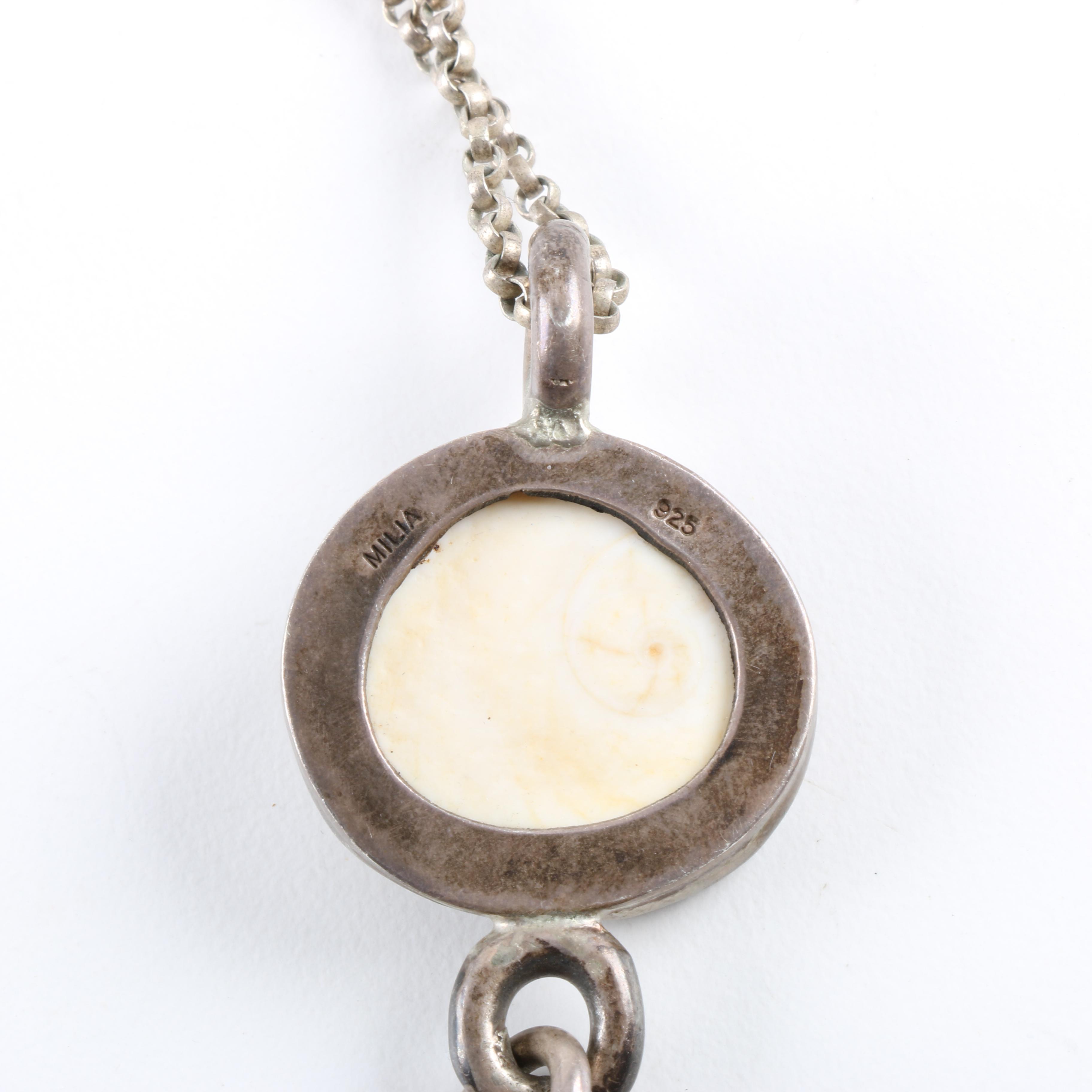 Sterling Silver Jewelry Featuring Agate and Onyx