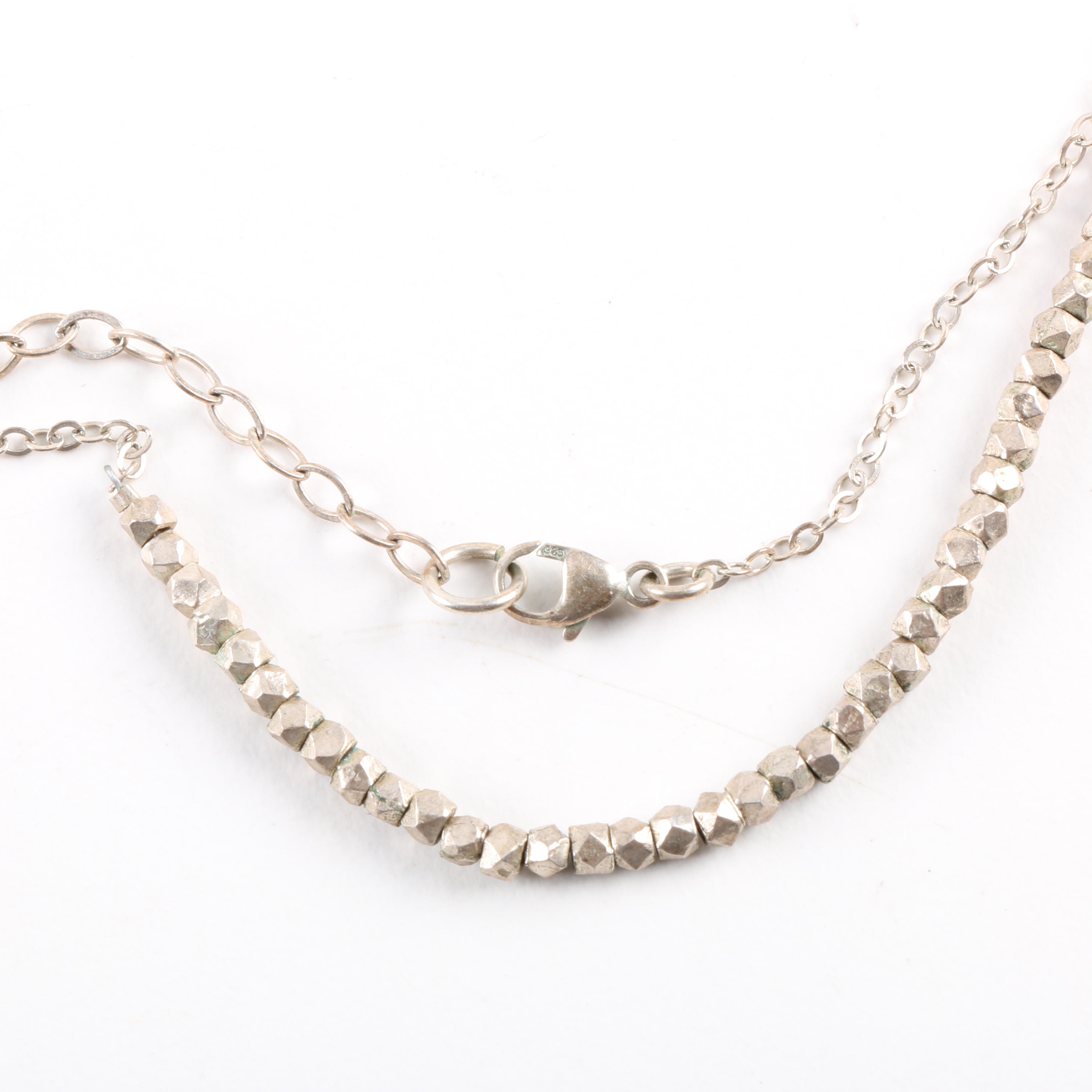 Sterling Silver Jewelry Featuring Agate and Onyx