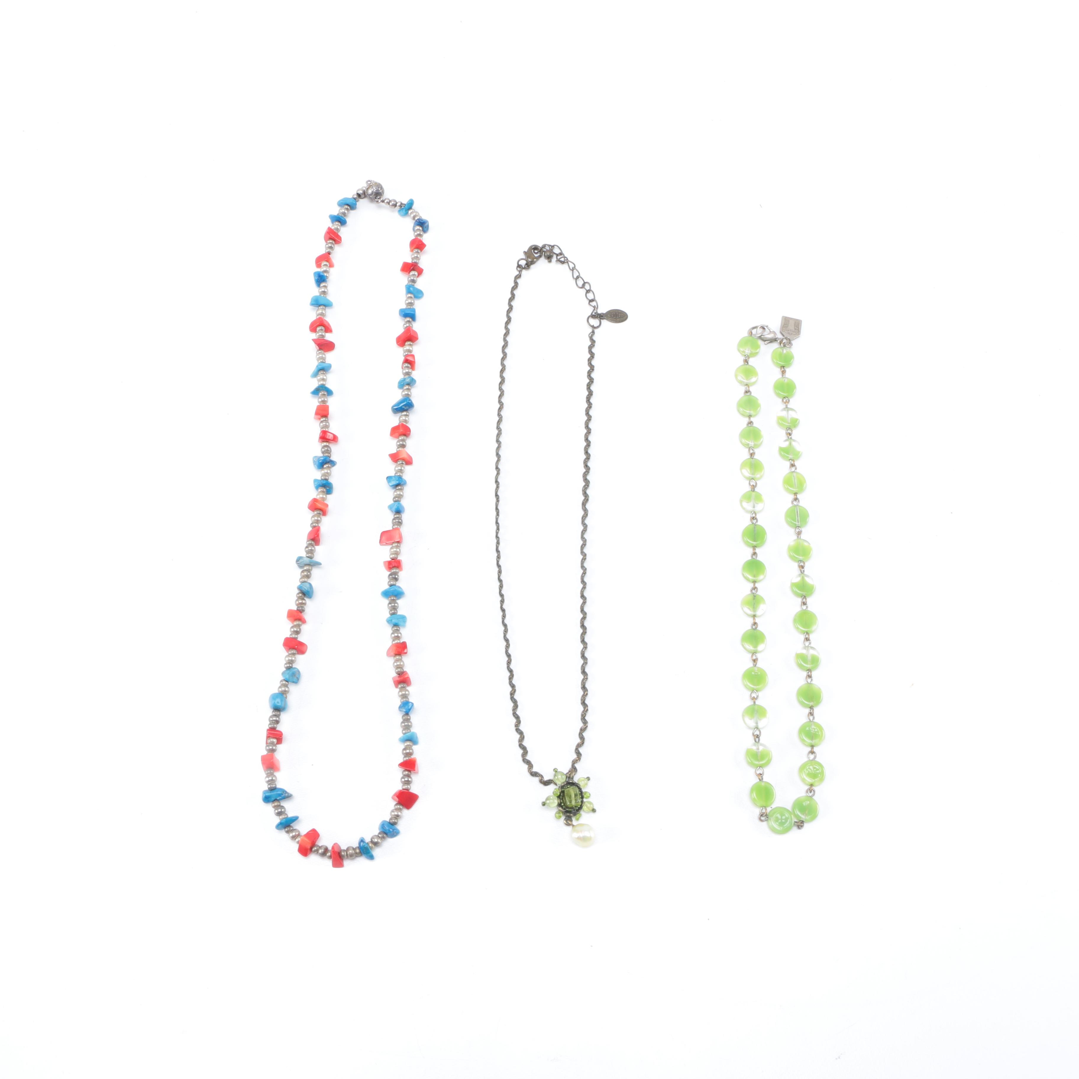 Assorted Stone Costume Jewelry