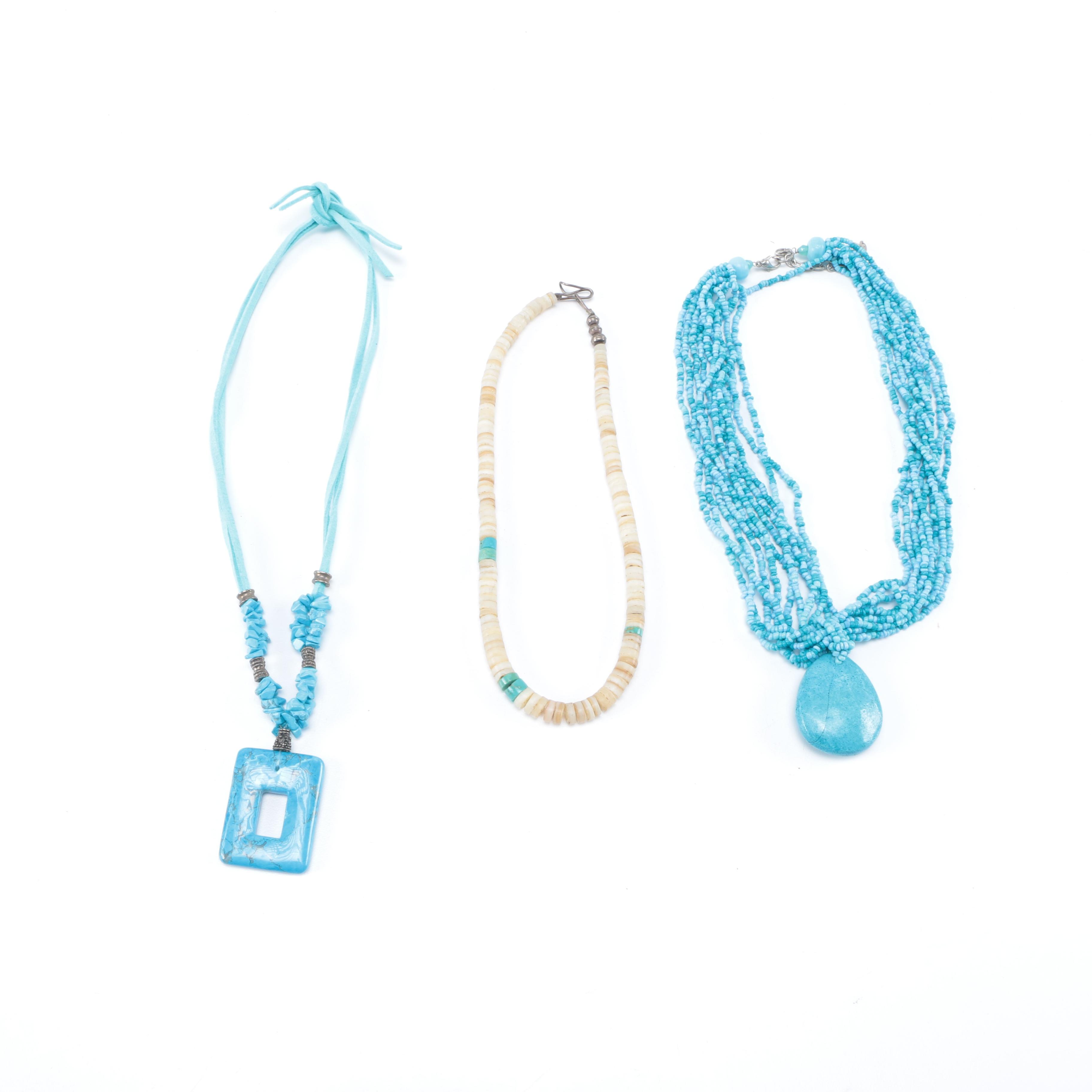 Assorted Stone Costume Jewelry