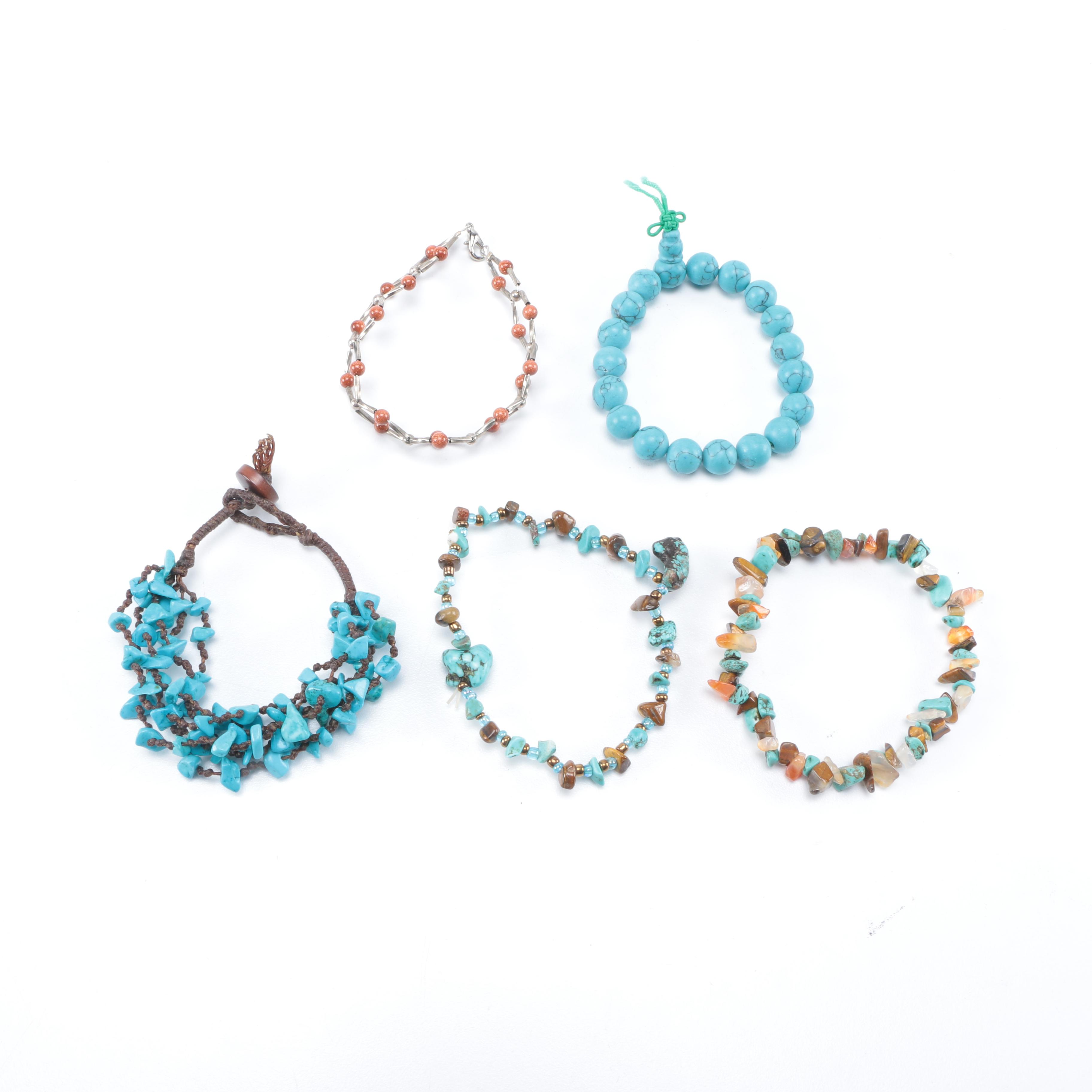 Assorted Stone Costume Jewelry