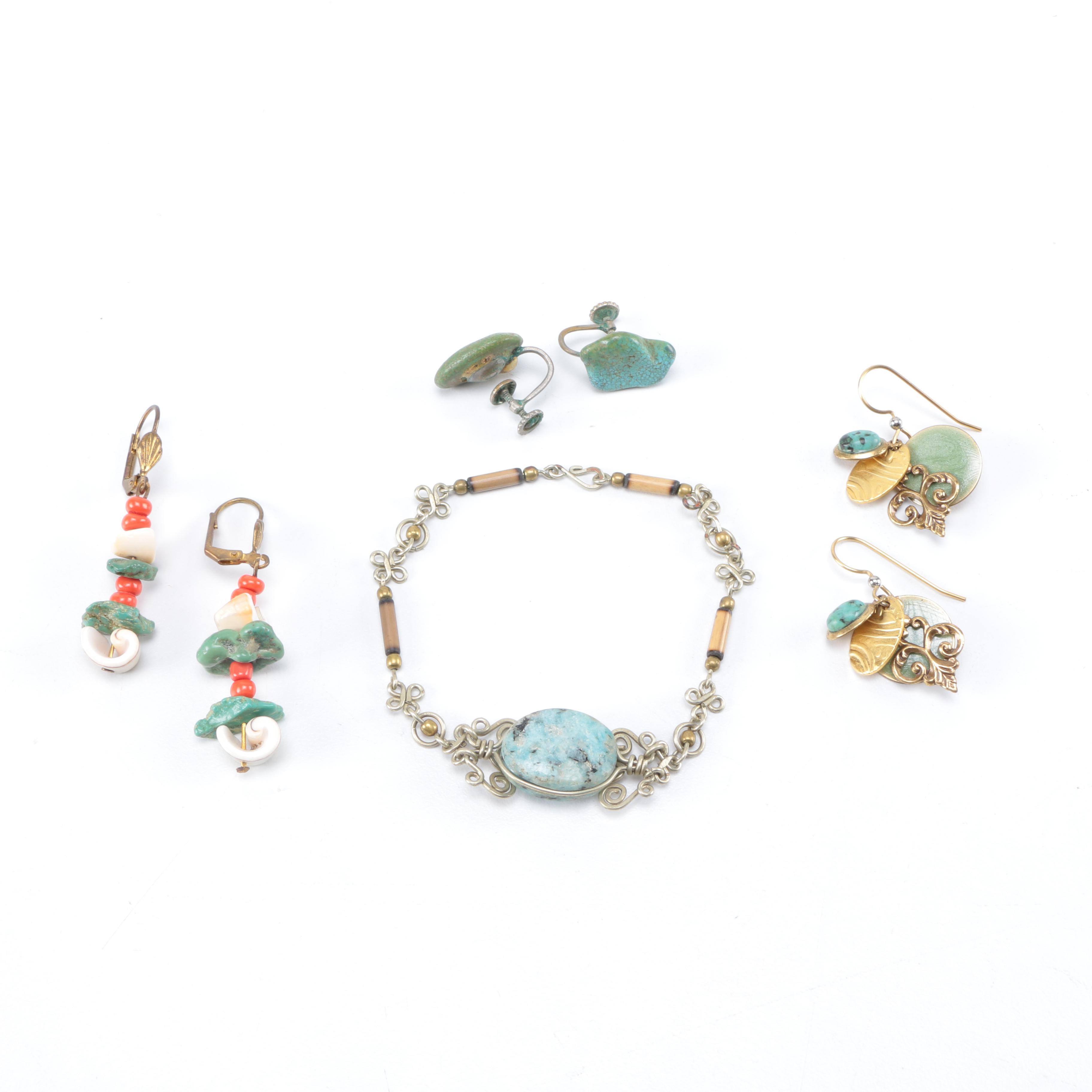 Assorted Stone Costume Jewelry