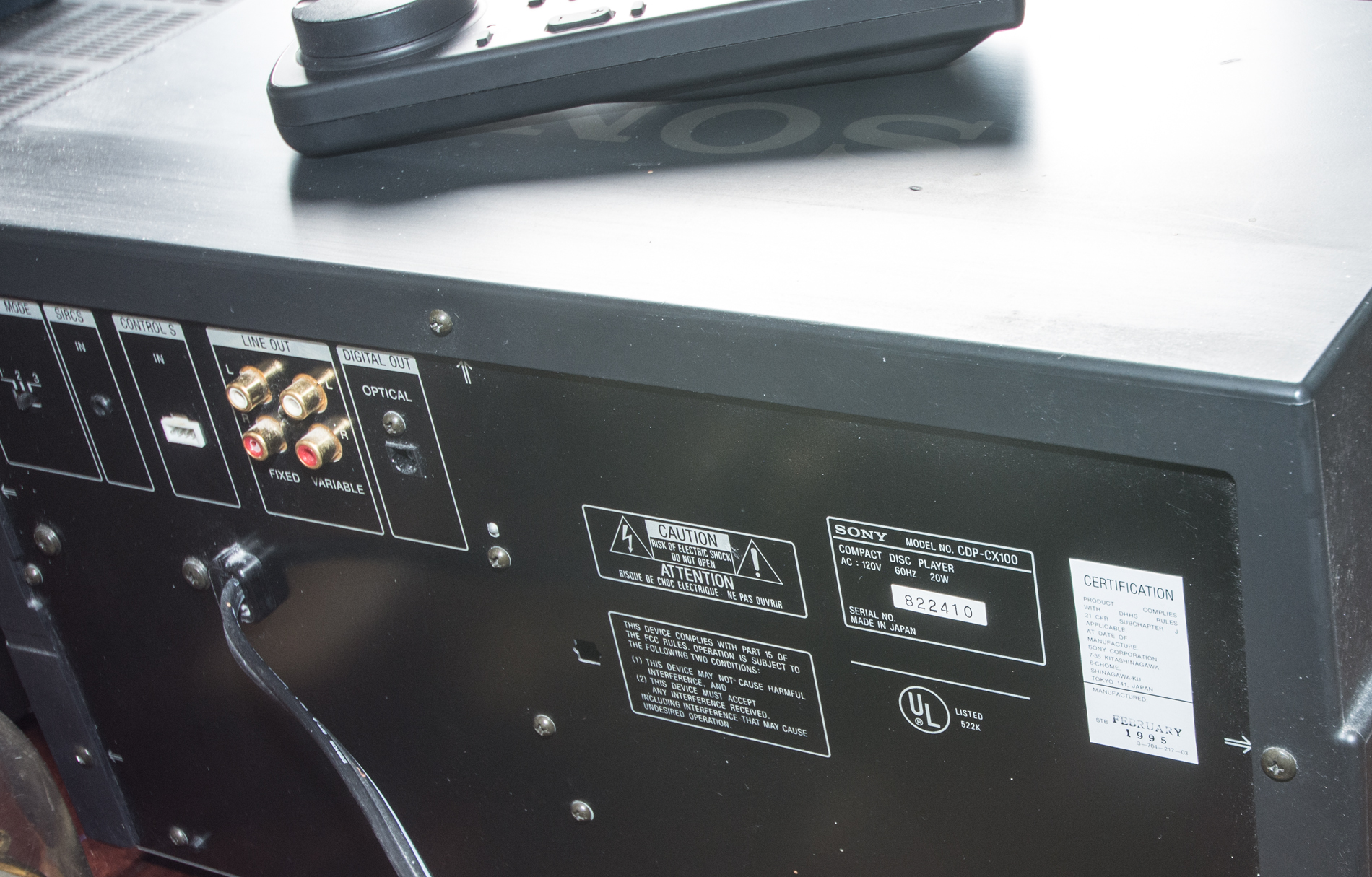 Sony 100-Disc Changer