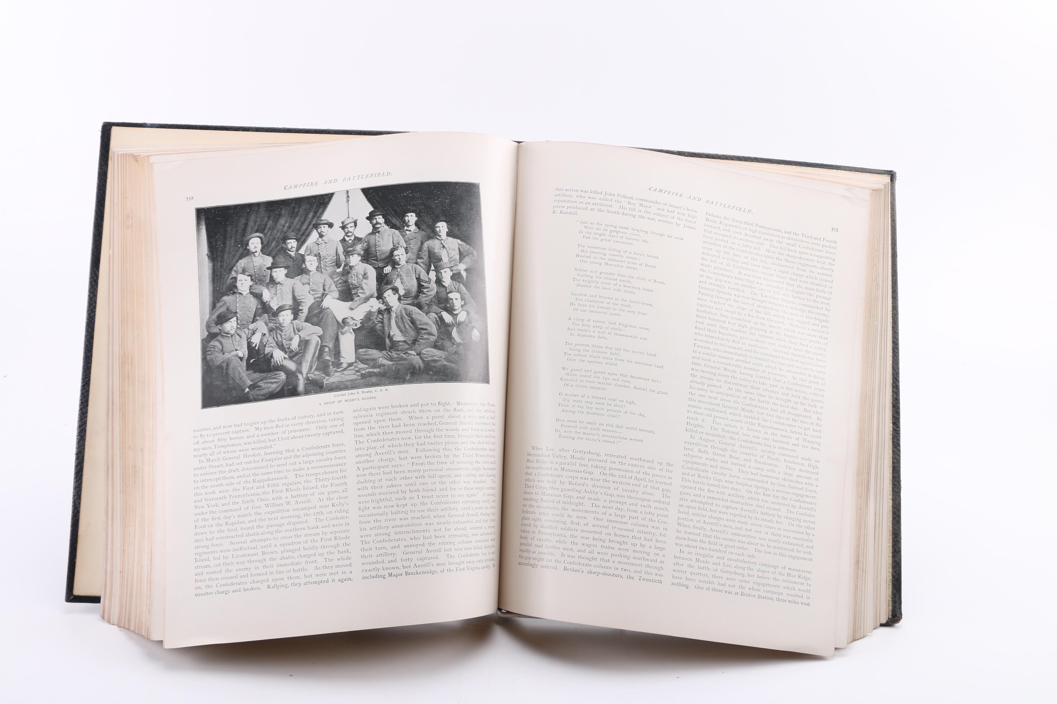 1894 "Campfire and Battlefield" by Rossiter Johnson