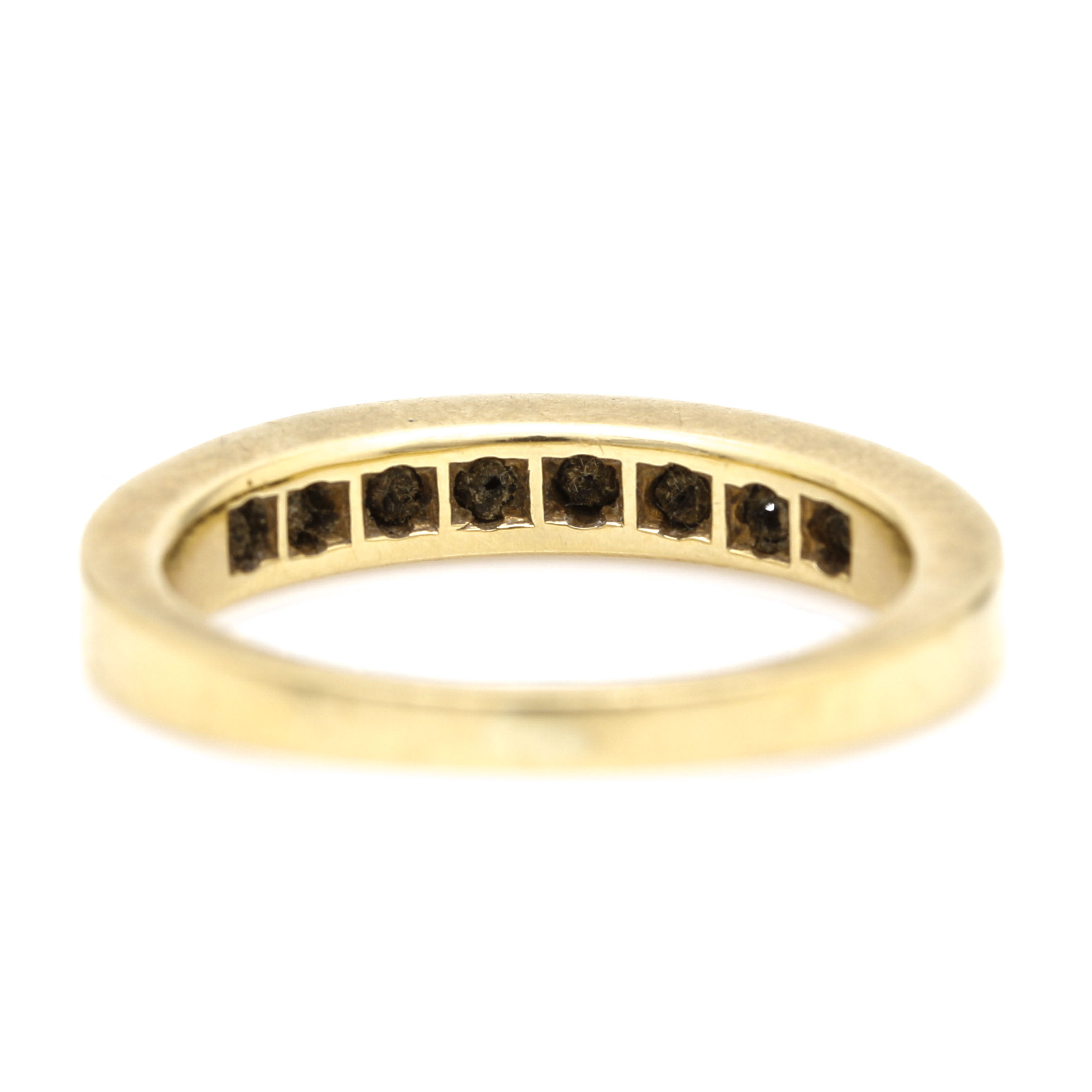 18K Yellow Gold Diamond Band