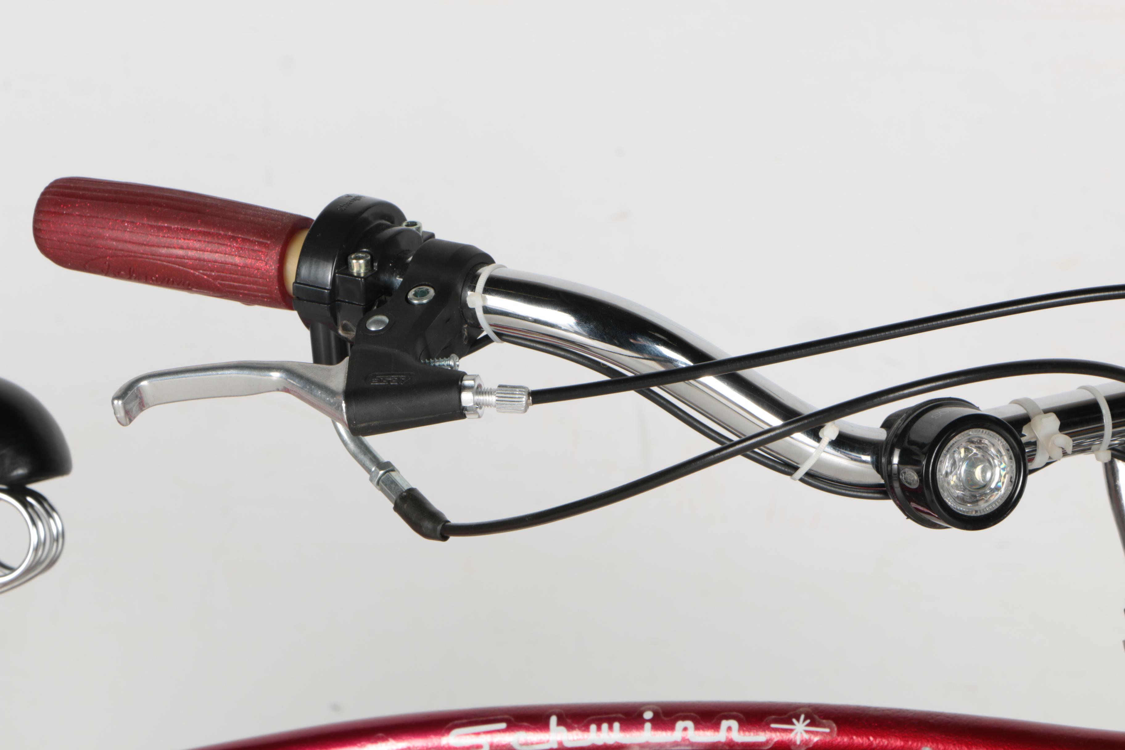 Red Schwinn Panther Motorized Bicycle