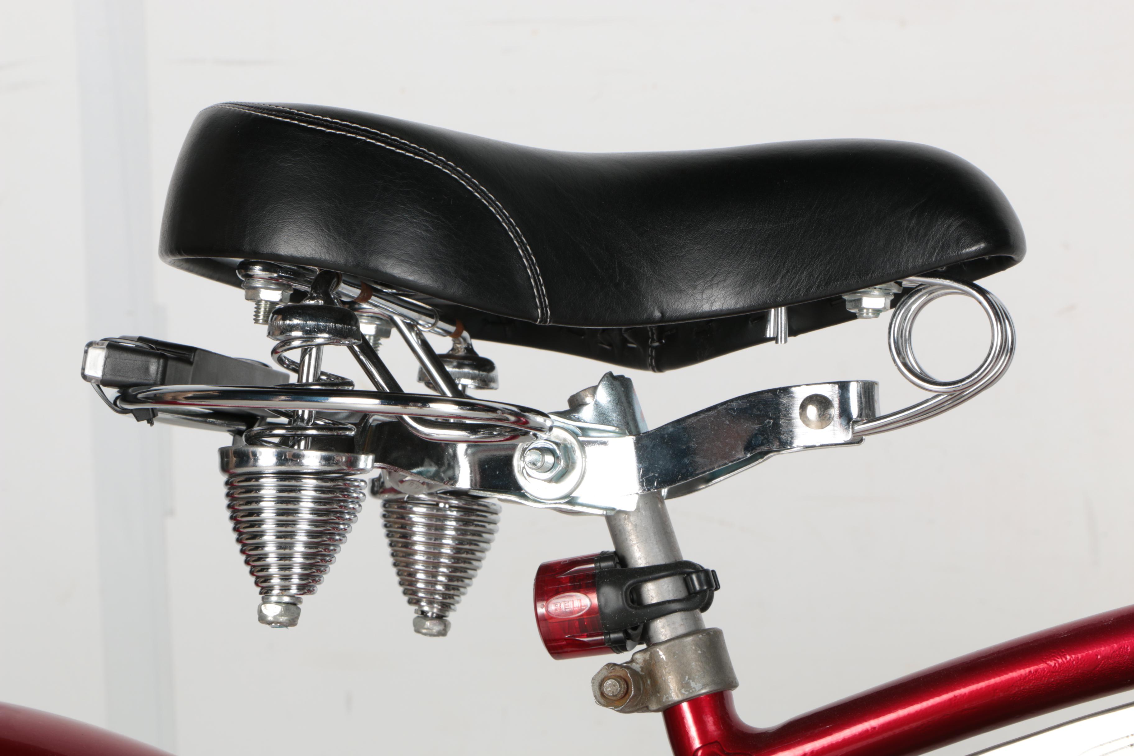 Red Schwinn Panther Motorized Bicycle