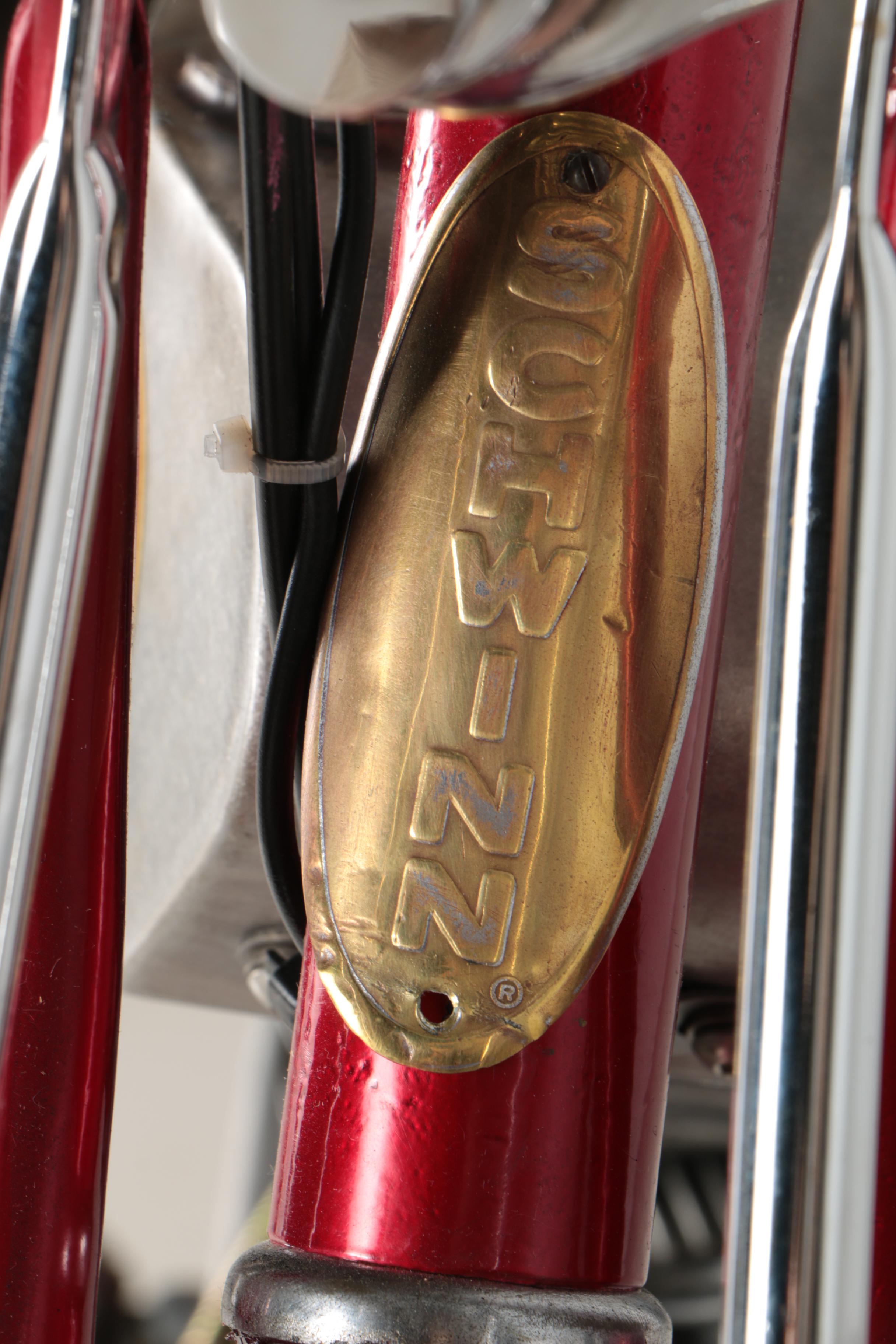 Red Schwinn Panther Motorized Bicycle