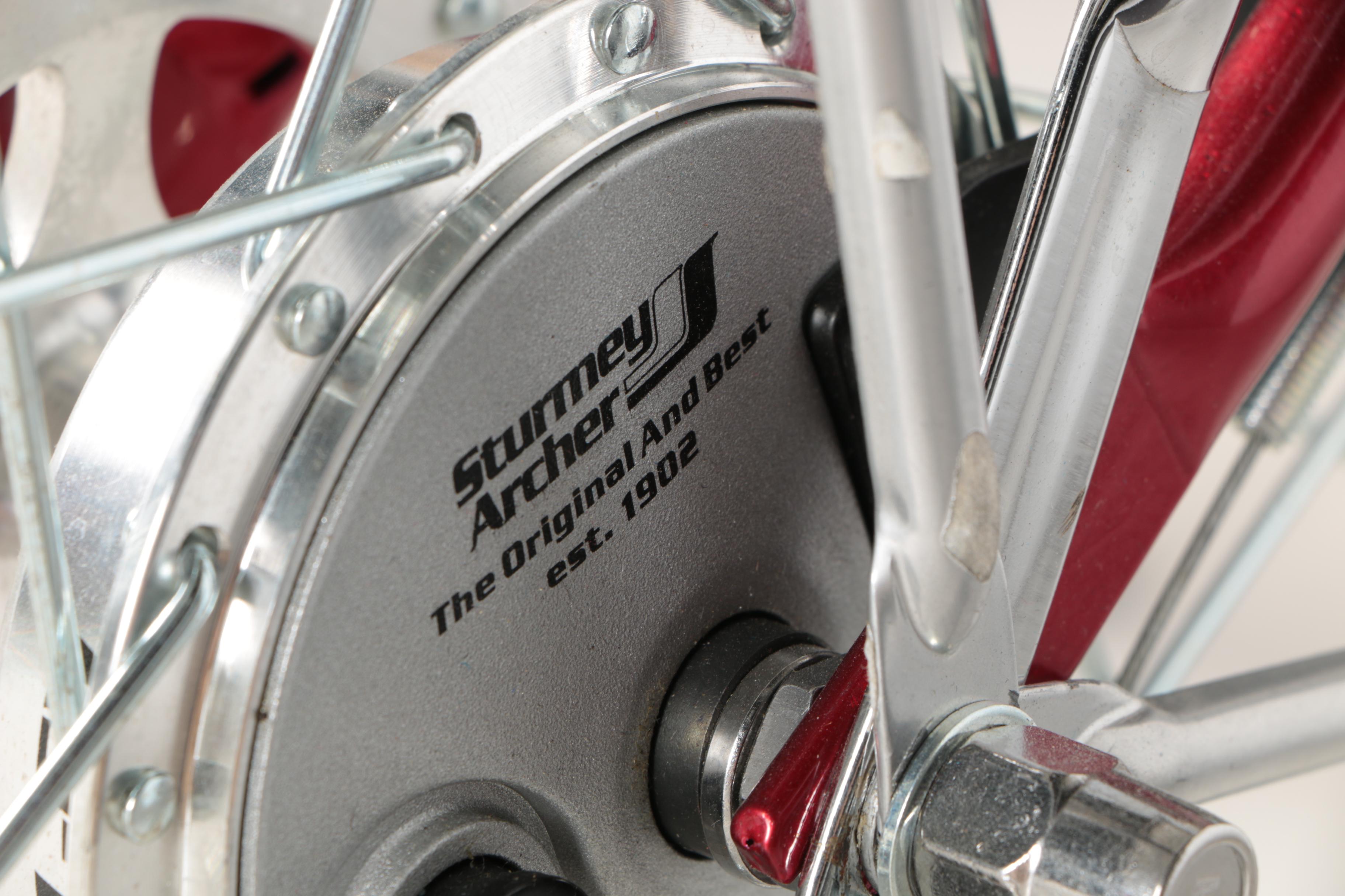 Red Schwinn Panther Motorized Bicycle