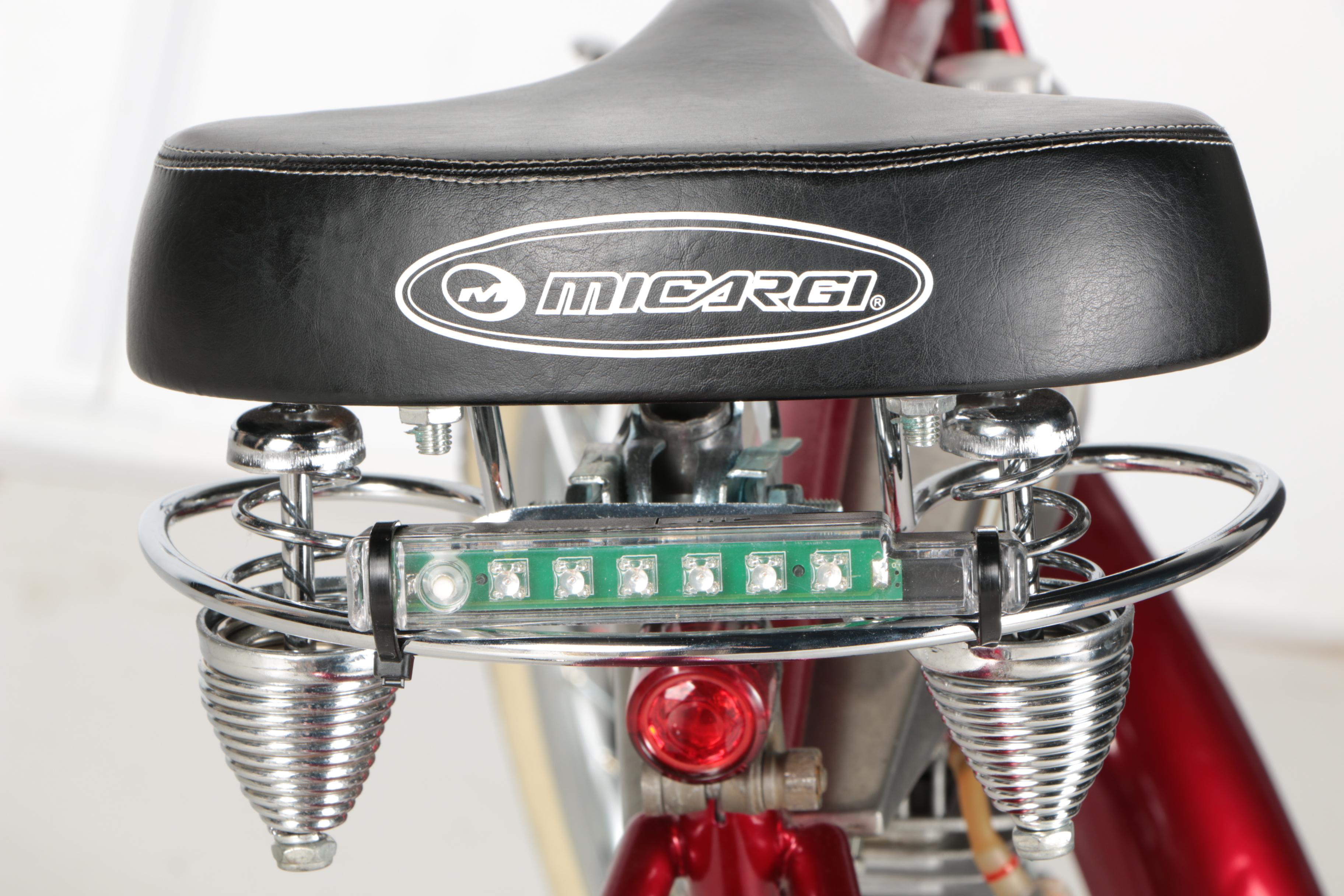 Red Schwinn Panther Motorized Bicycle