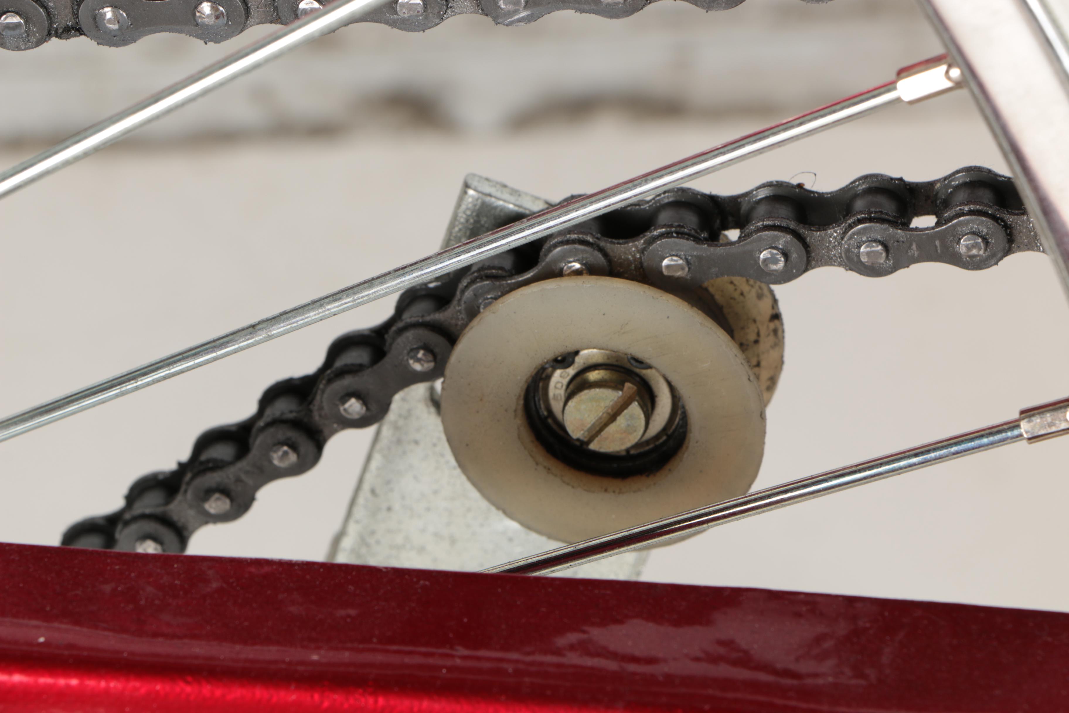 Red Schwinn Panther Motorized Bicycle