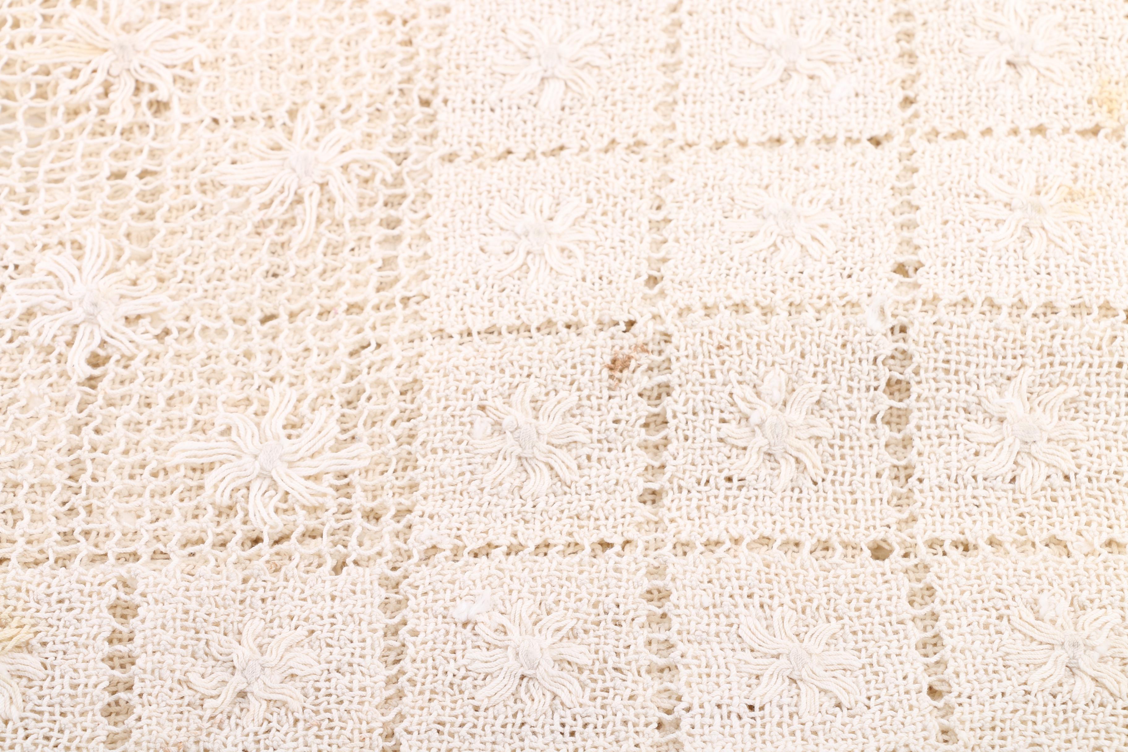 Vintage Lace Tablecloth