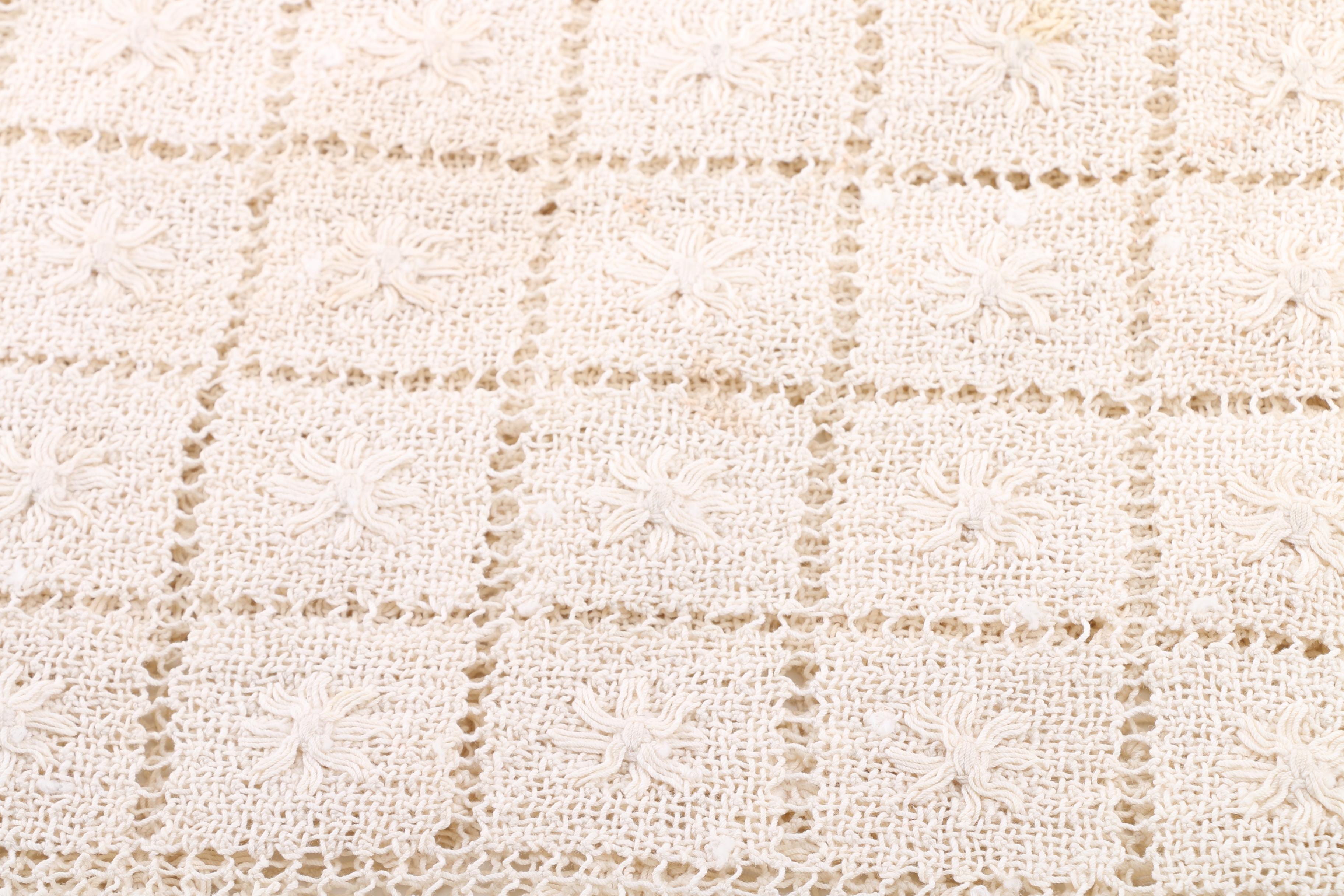 Vintage Lace Tablecloth
