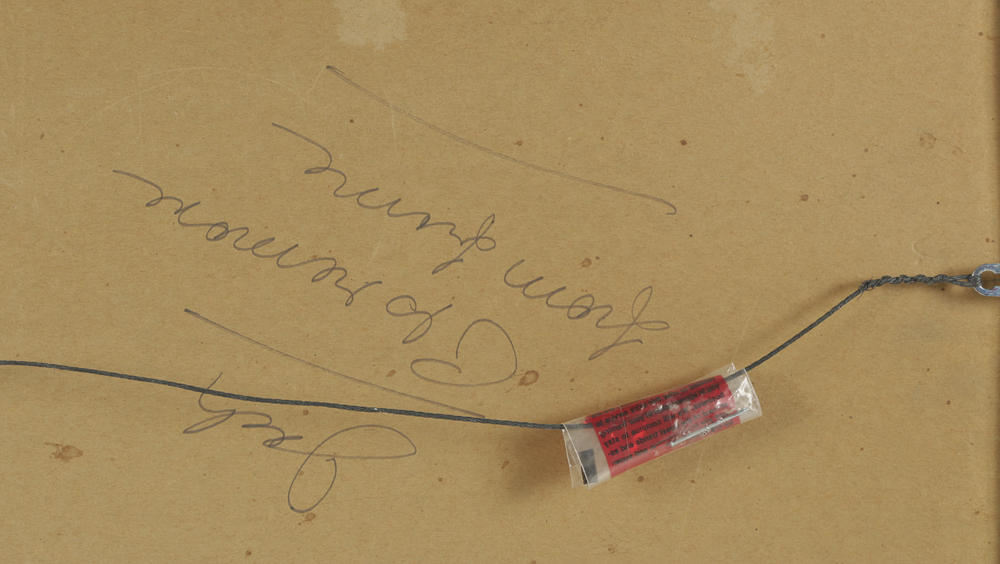 Serigraph on Paper Abstract Scene