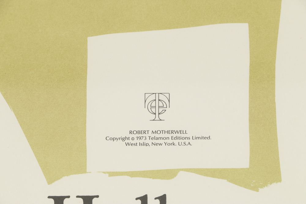 Robert Motherwell Lithograph Poster for the Saint Louis Symphony Orchestra