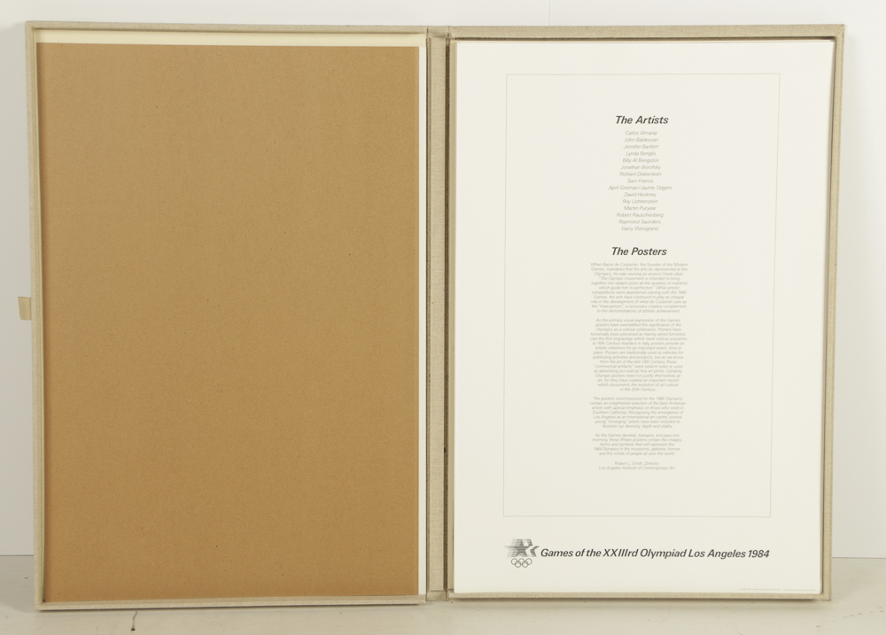 Complete Portfolio "Games of the XXIII Olympiad Los Angeles 1984"
