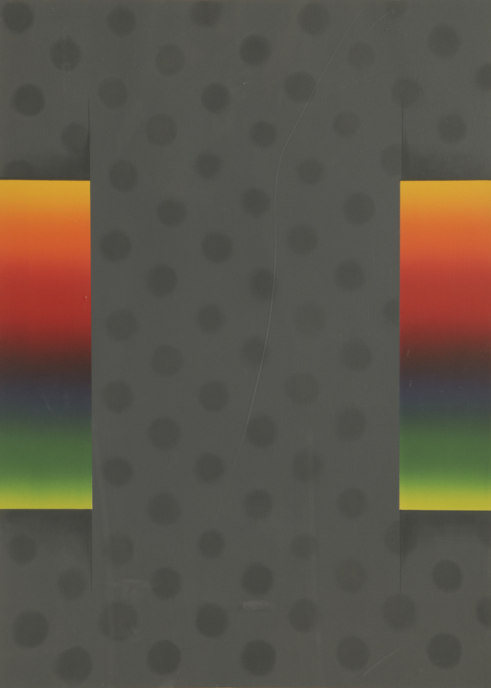 Limited Edition Lithograph on Paper Abstract Composition