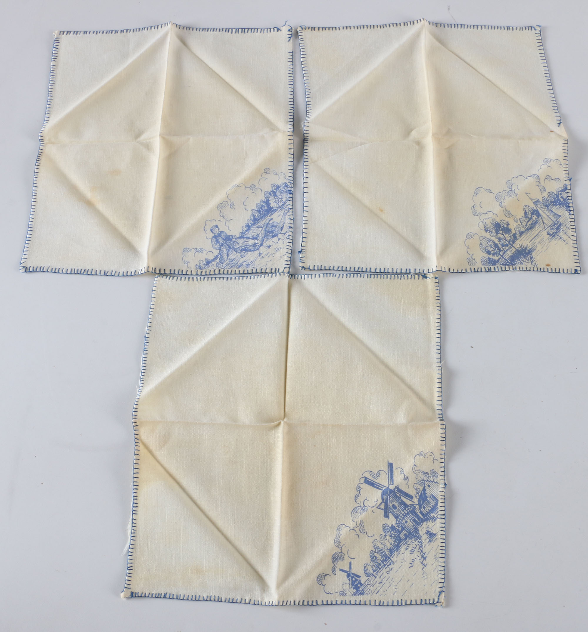 Blue and White Kitchen Linens