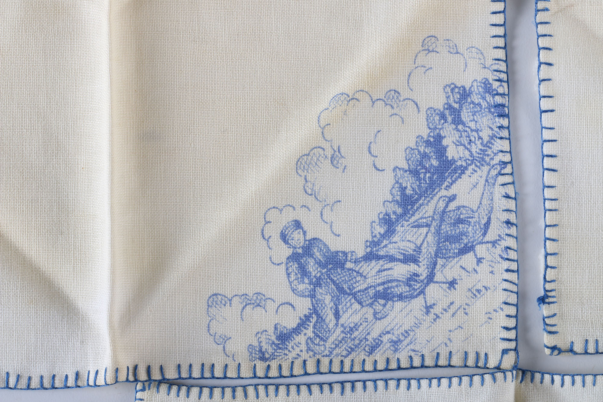 Blue and White Kitchen Linens