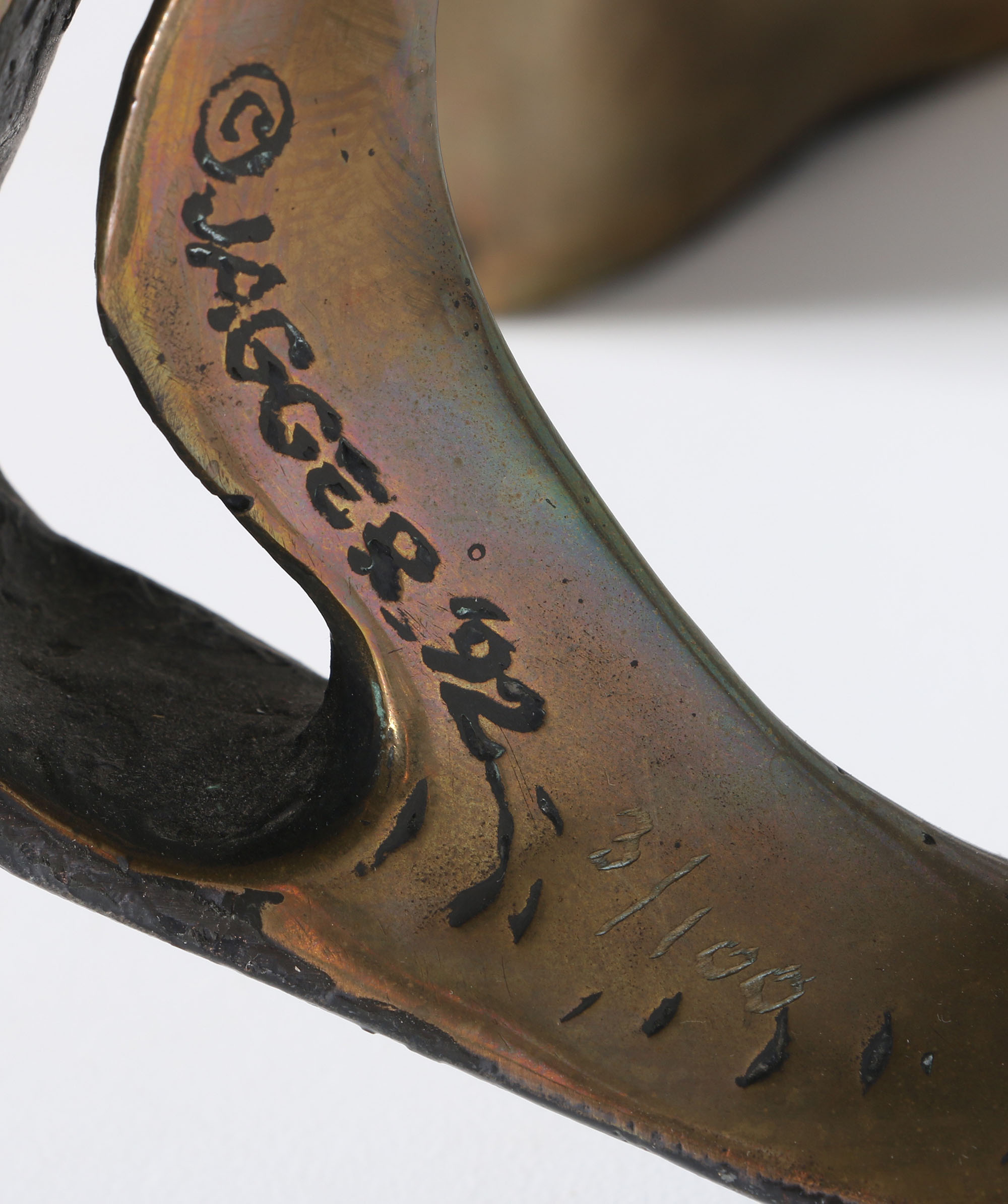 John D. Jagger 1992 Limited Edition Bronze Sculpture "Lemur"