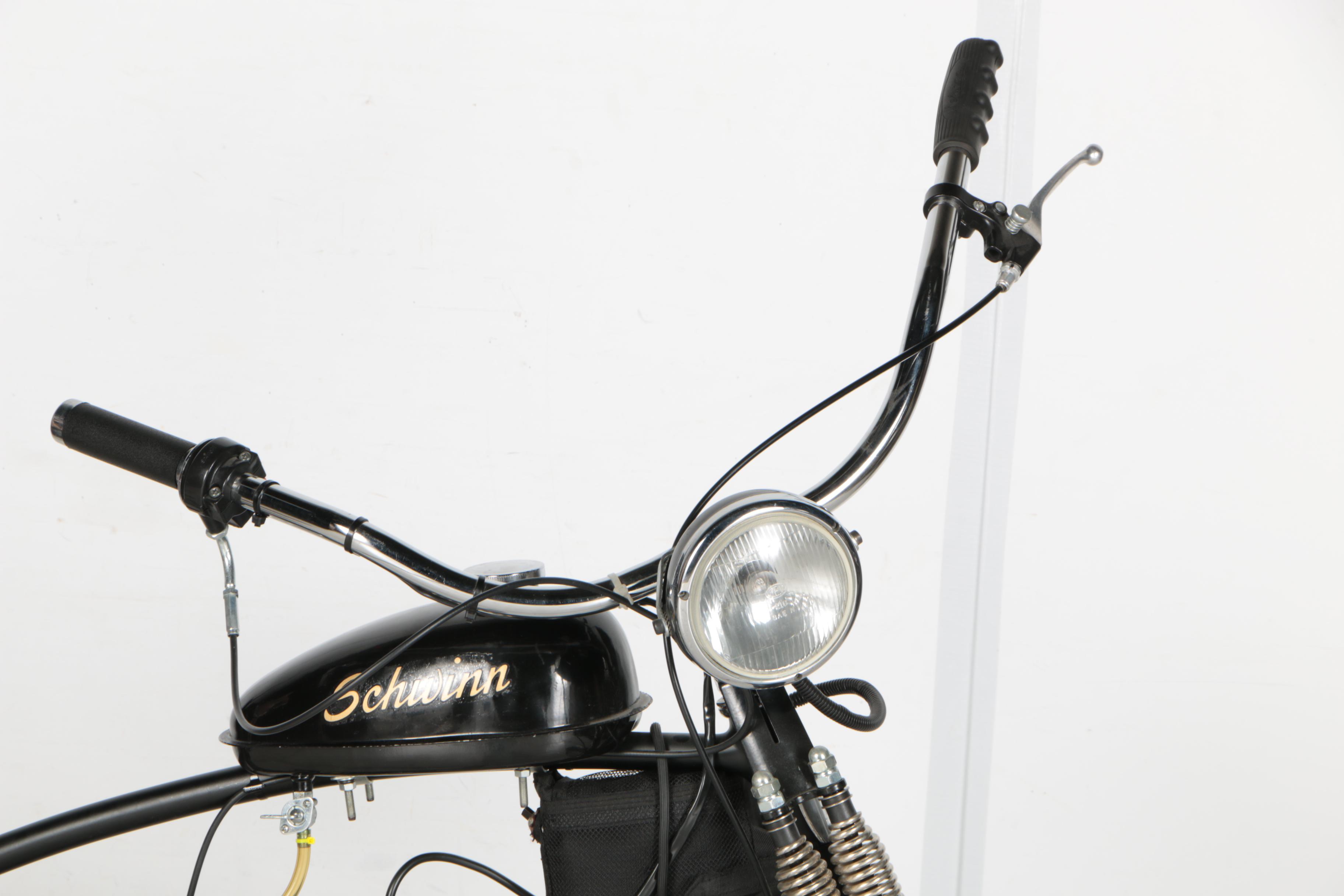 Vintage Schwinn Black Phantom Motorized Bicycle