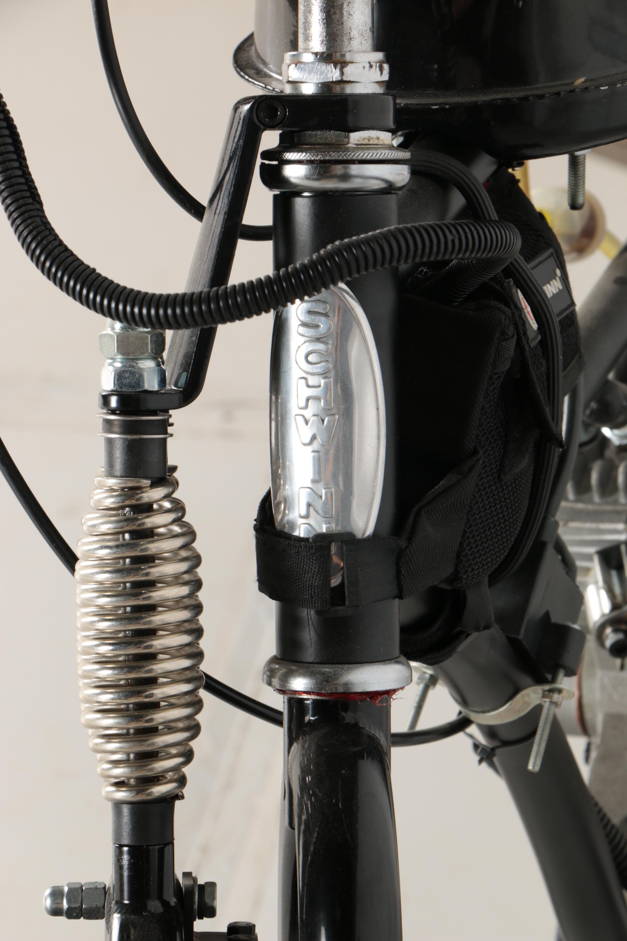 Vintage Schwinn Black Phantom Motorized Bicycle