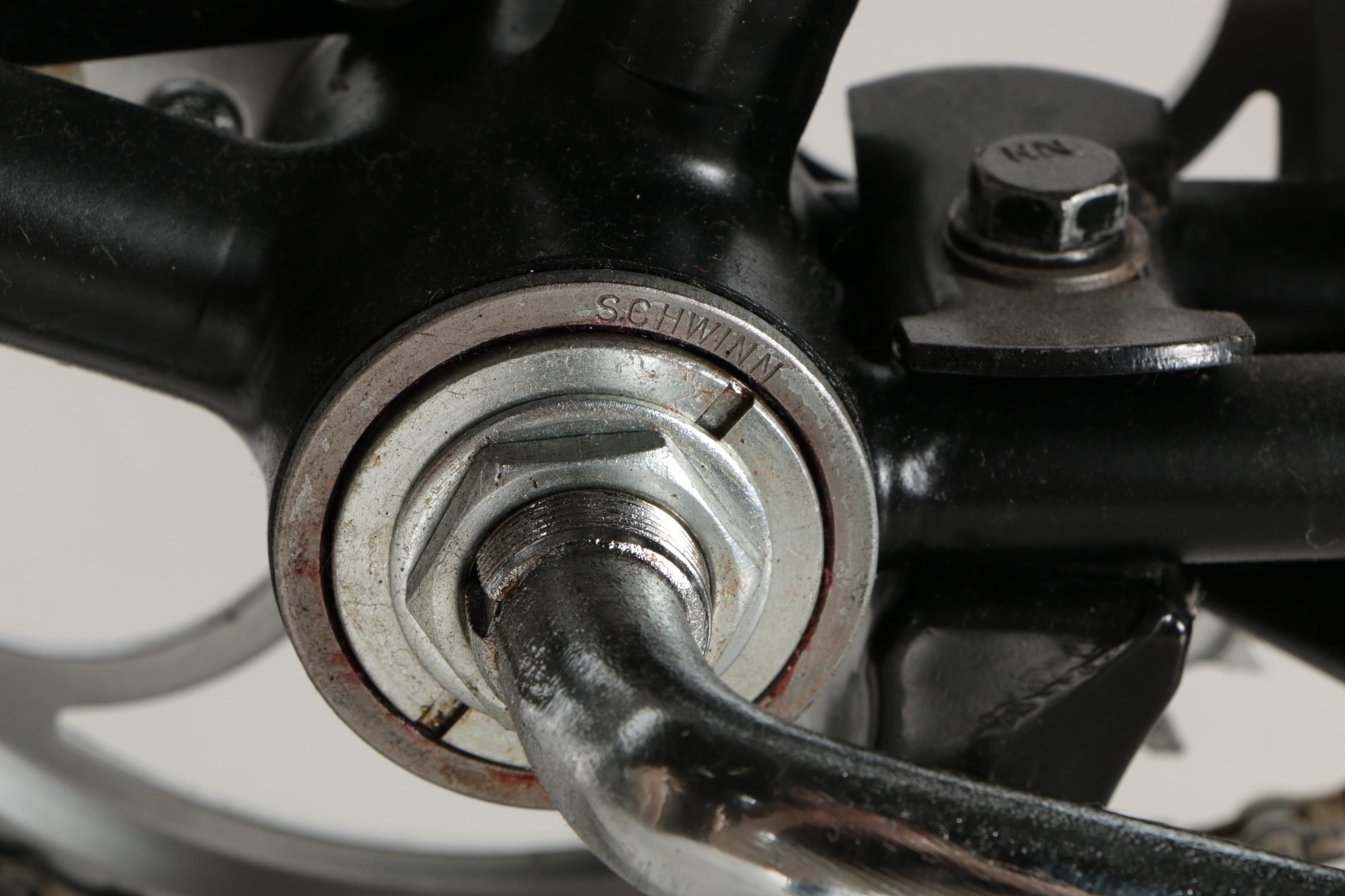 Vintage Schwinn Black Phantom Motorized Bicycle