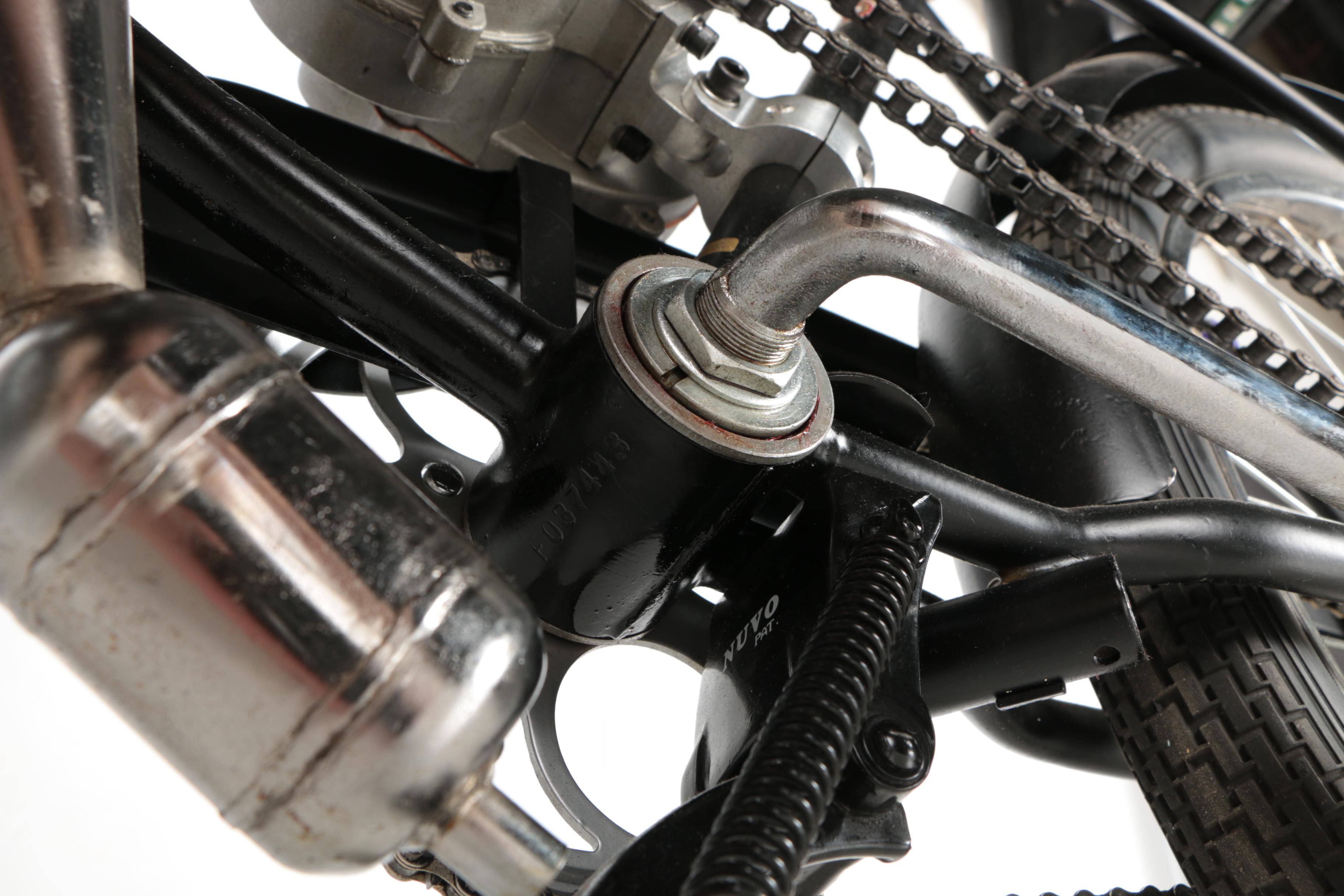 Vintage Schwinn Black Phantom Motorized Bicycle