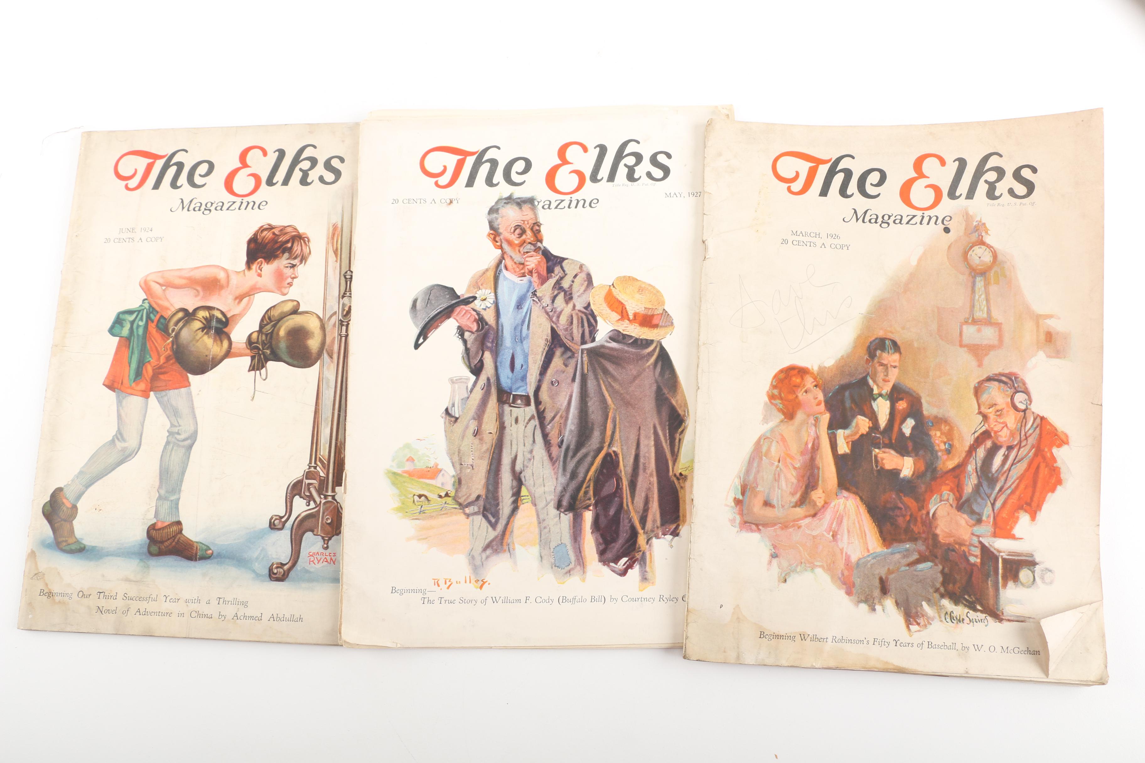 Collection of 1920s and 1930s Magazines Including "The Saturday Evening Post"