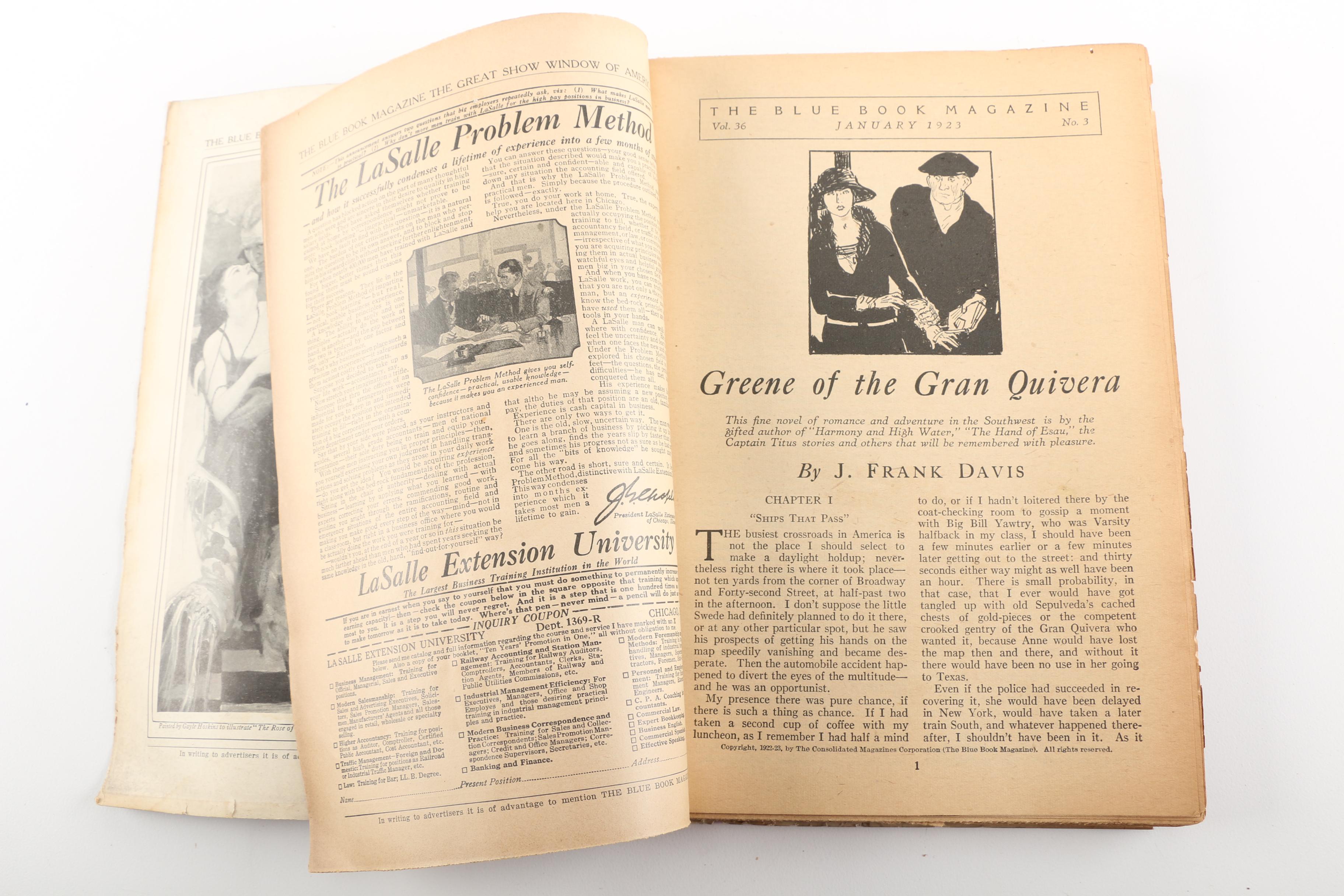 Collection of 1920s and 1930s Magazines Including "The Saturday Evening Post"