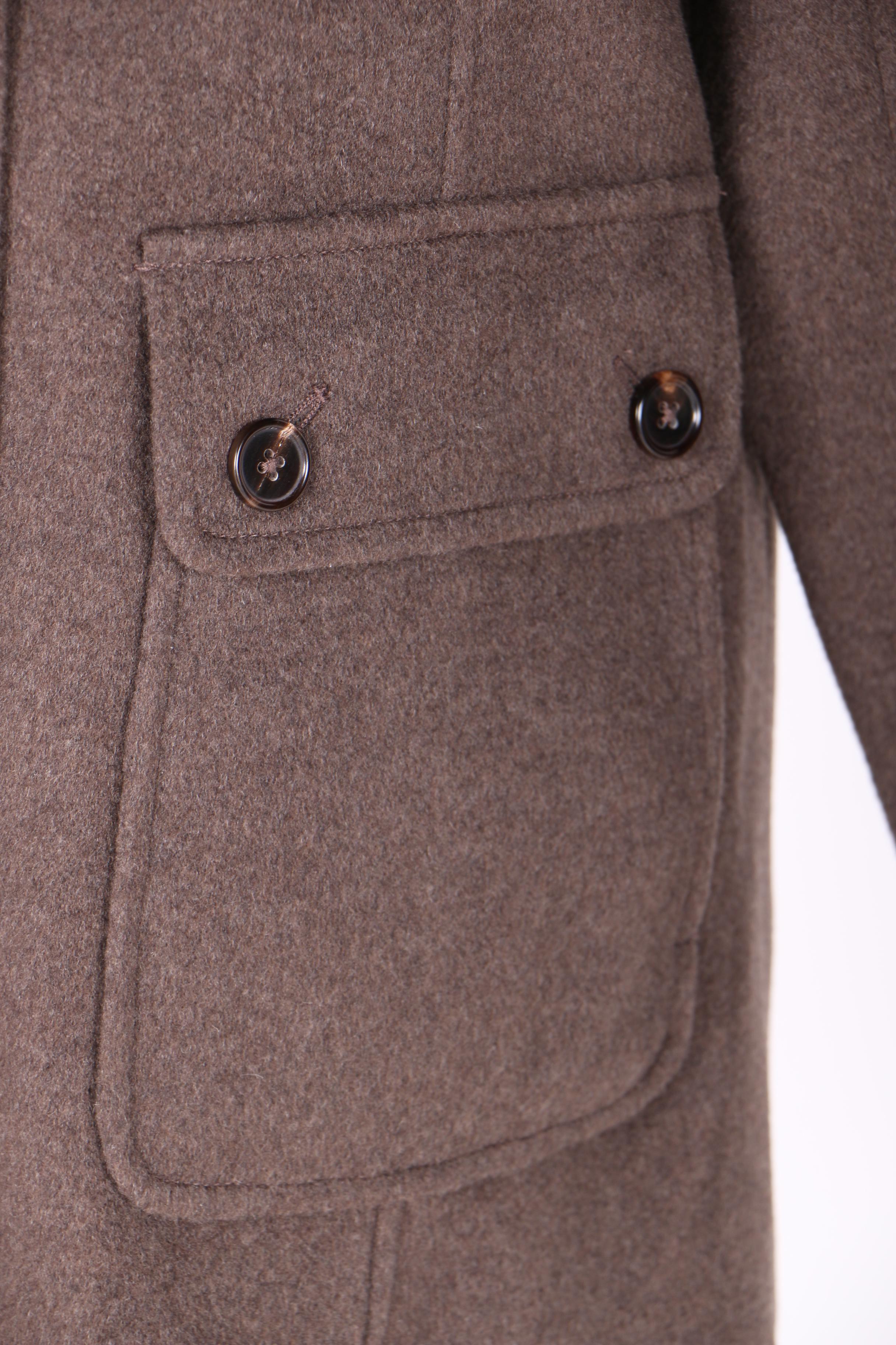 Sofia Cashmere Coat with Fox Fur Trim
