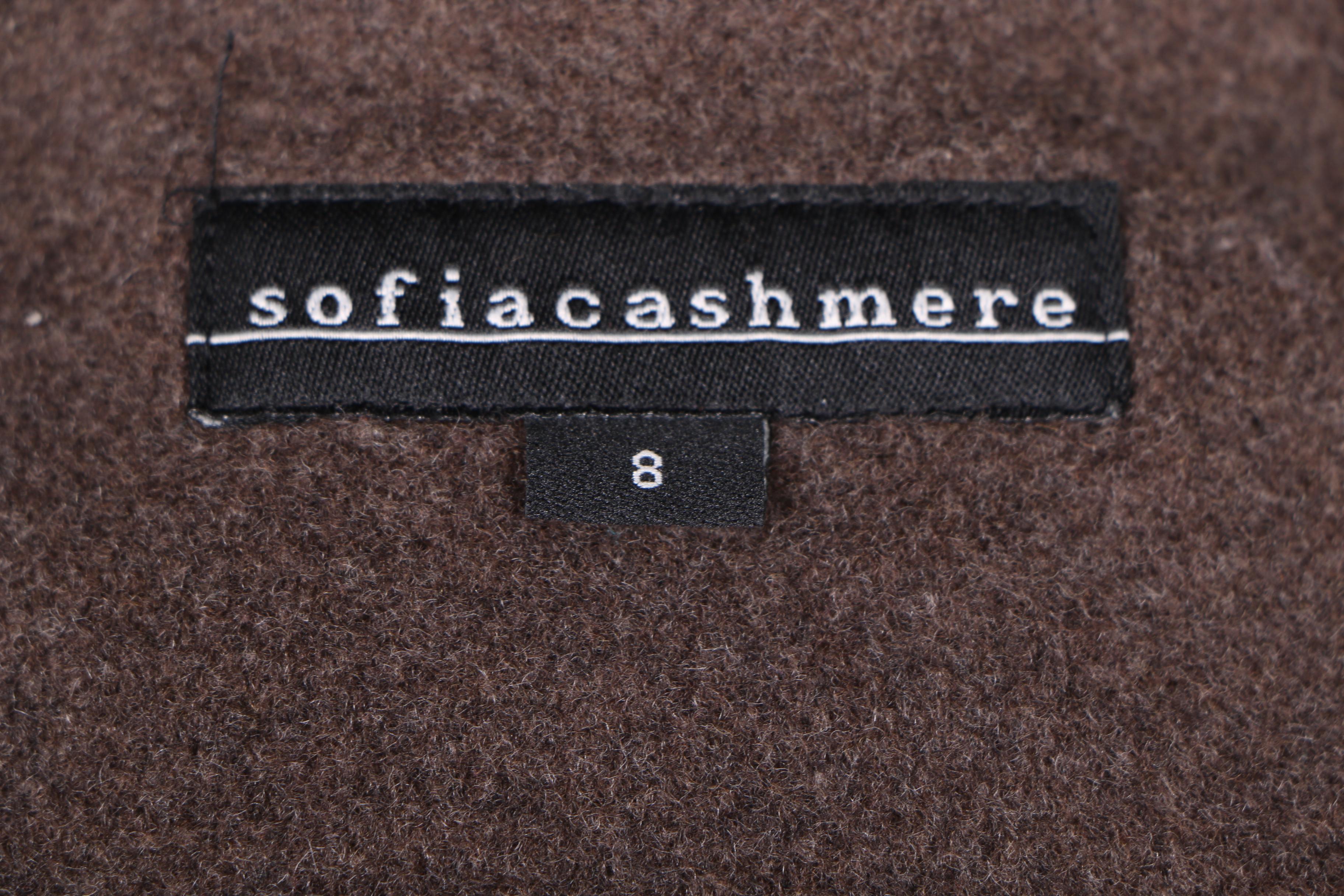 Sofia Cashmere Coat with Fox Fur Trim