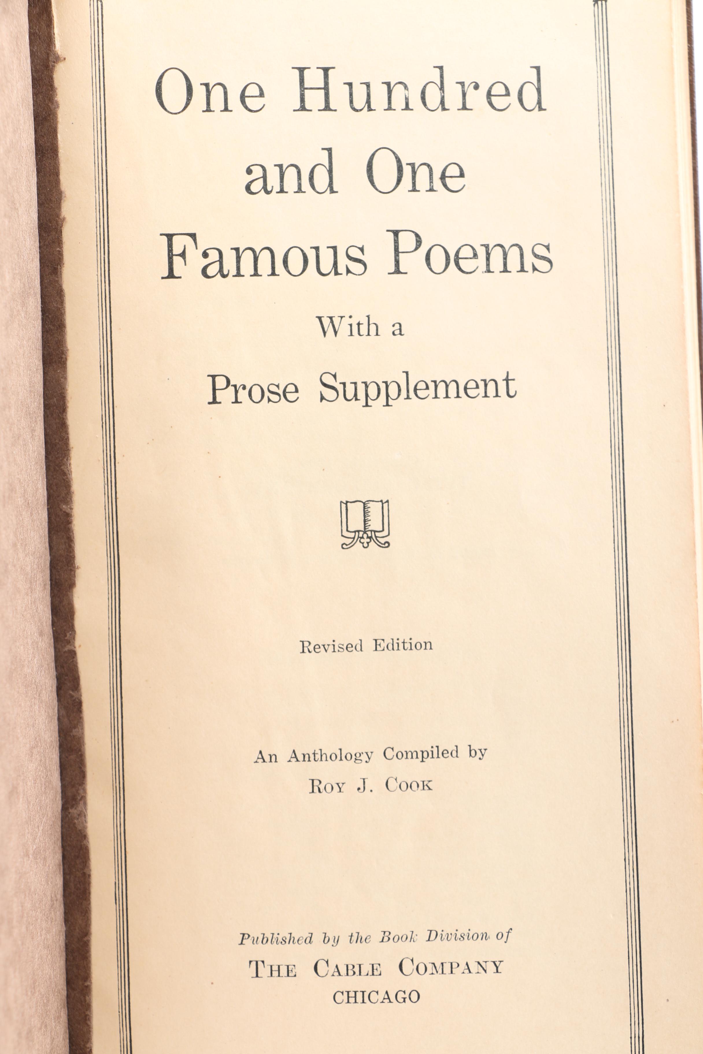 Vintage Hardcover Books of Literature