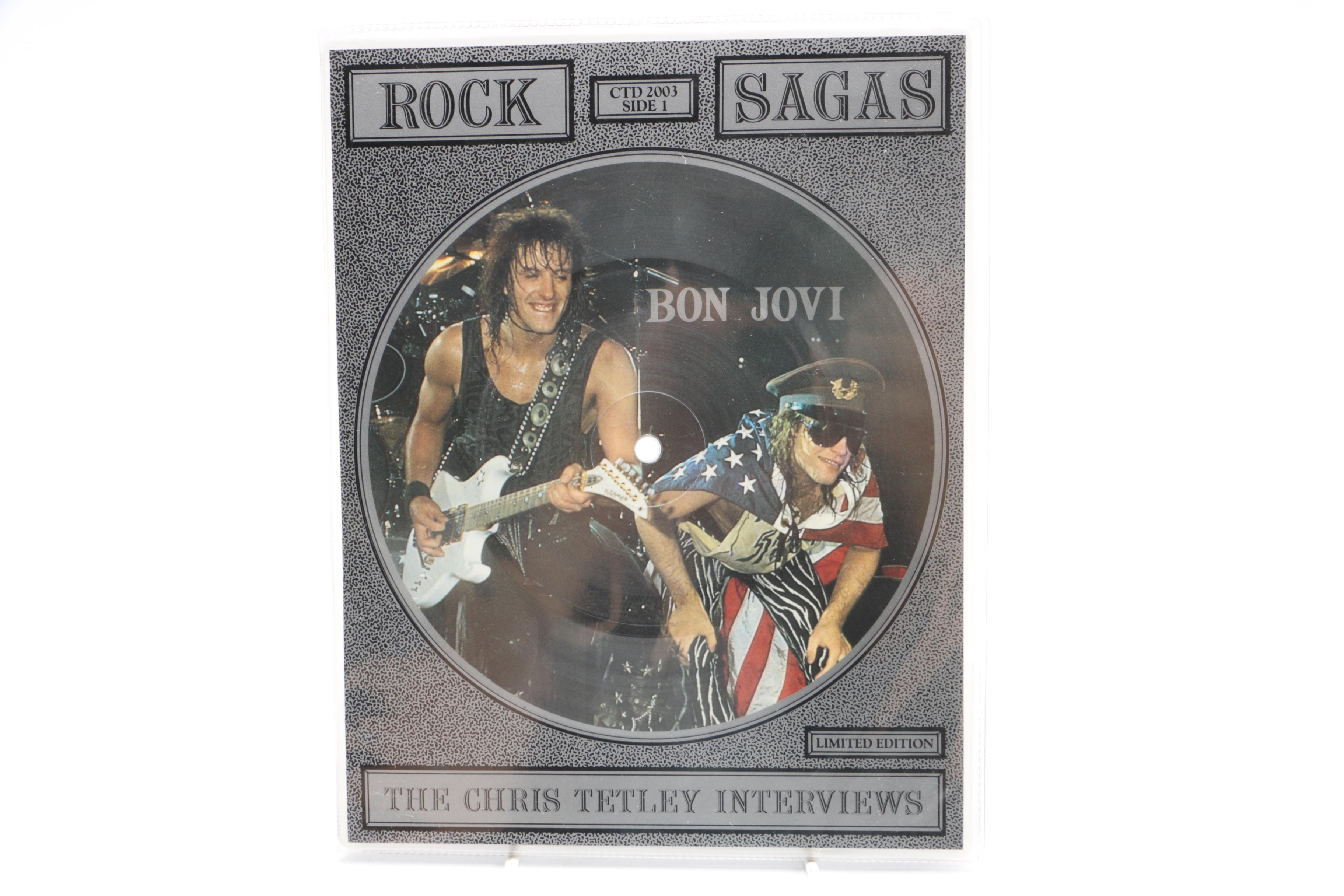 1980s Bon Jovi and Dollar Picture Discs