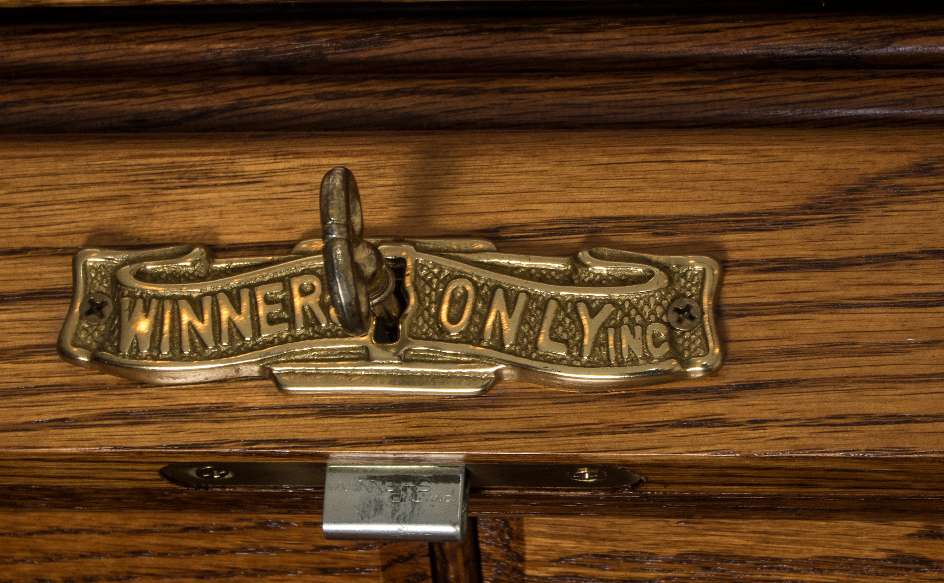 Oak Roll Top Desk by Winners Only Inc.